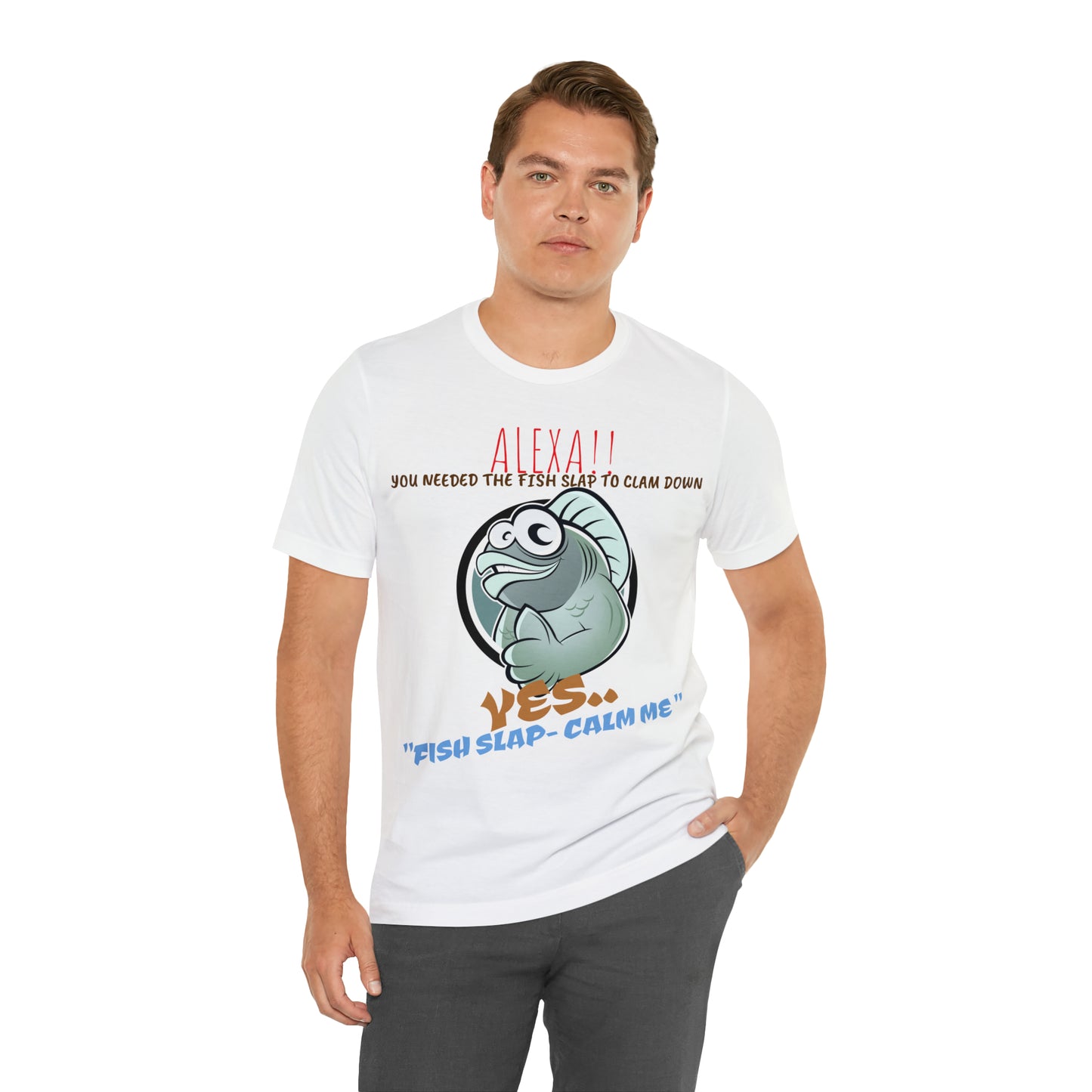 Unisex Jersey Short Sleeve Tee 50 First Dates ~ Fish Slap!