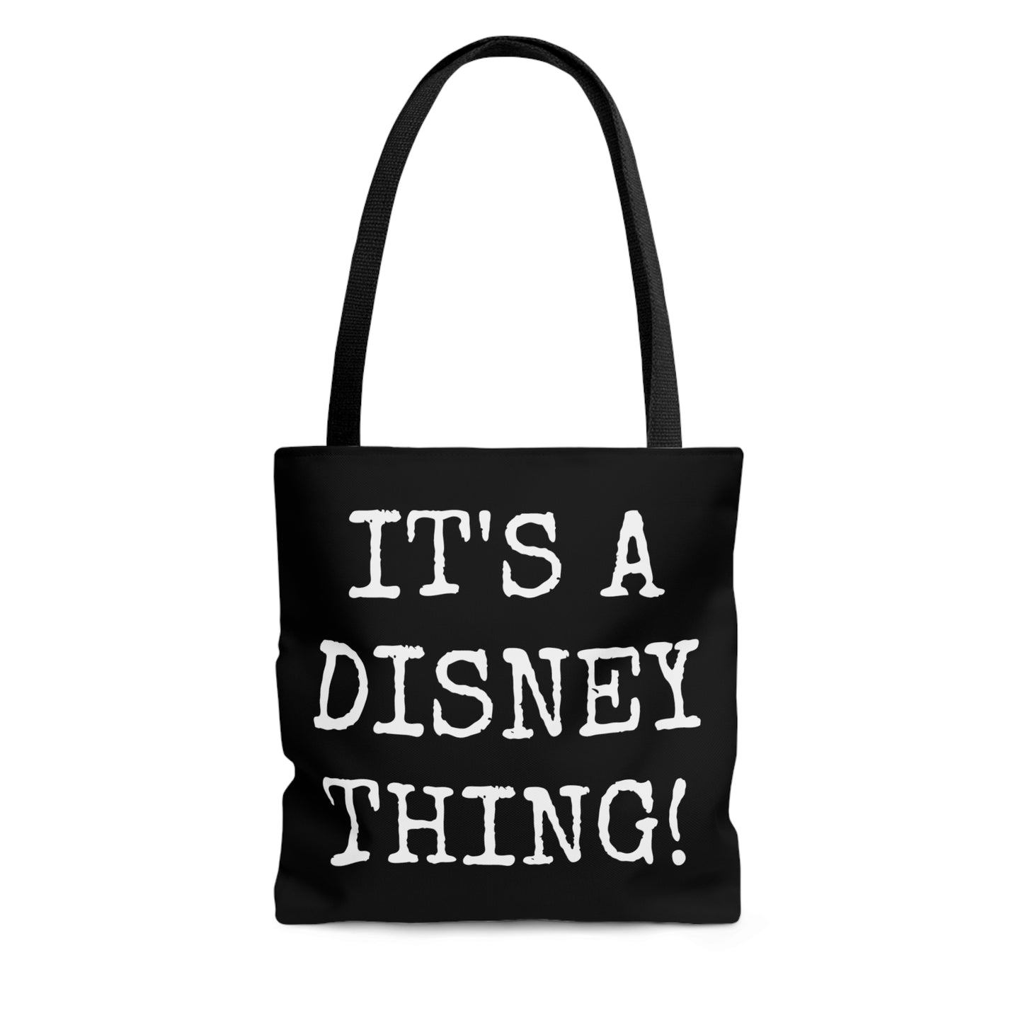 AOP Tote Bag Painting of Disneyland Railroad Main Street Station Train