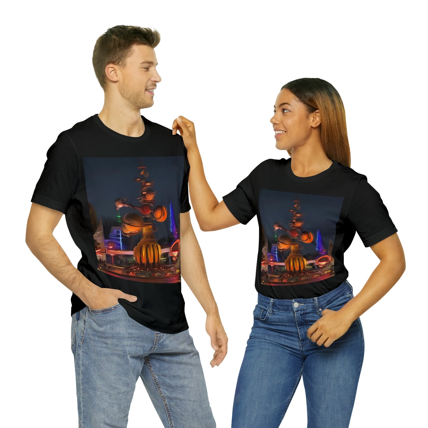 Unisex Jersey Short Sleeve Tee Painting of It's A Disney Thing! ASTRO ORBITOR
