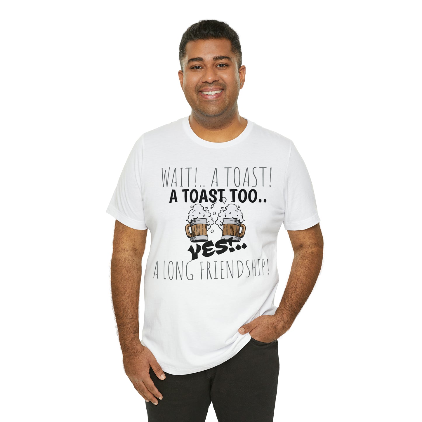 Unisex Jersey Short Sleeve Tee Young Frankenstein~ A TOAST!