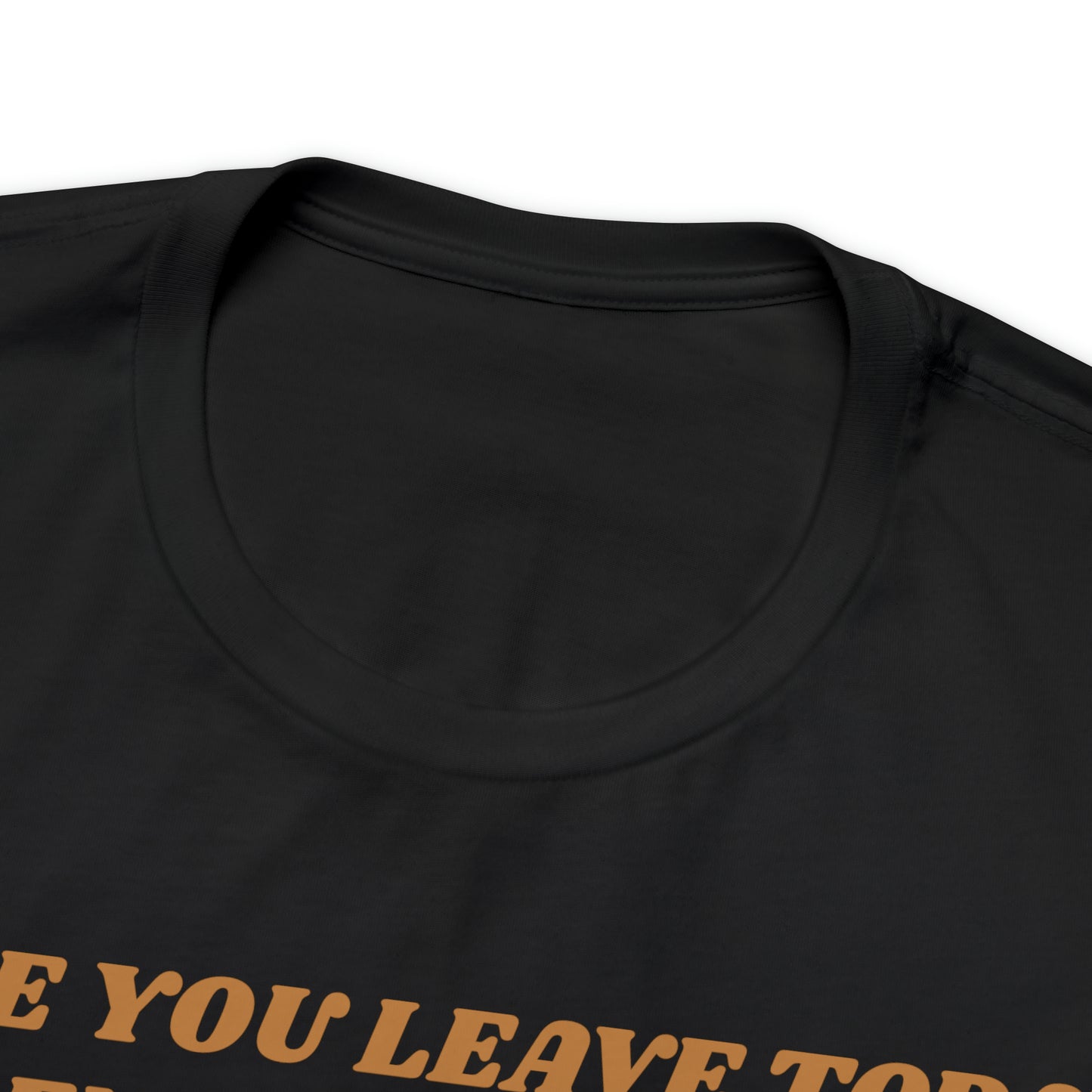 Unisex Jersey Short Sleeve Tee Disneyland Resort Quote ~ Here you leave today.