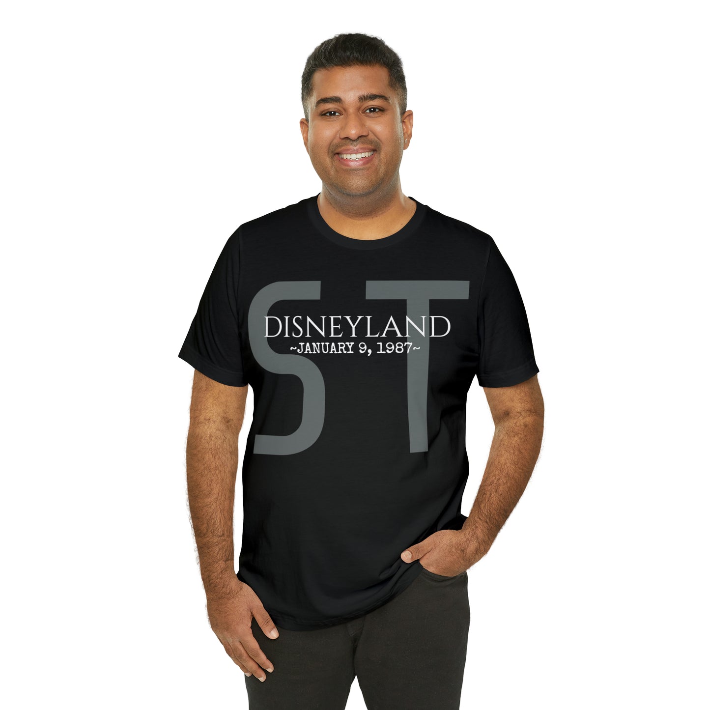 Unisex Jersey Short Sleeve Tee Disneyland Resort Star tours opening day 1987