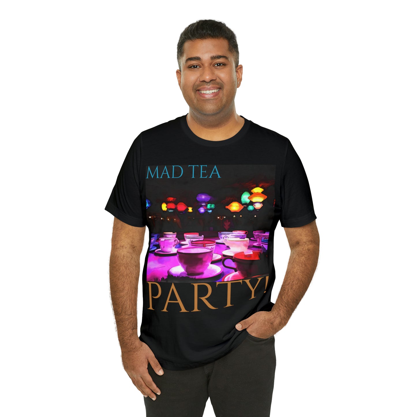 Unisex Jersey Short Sleeve Tee Painting of It's A Disney Thing! Mad TEA CUPS