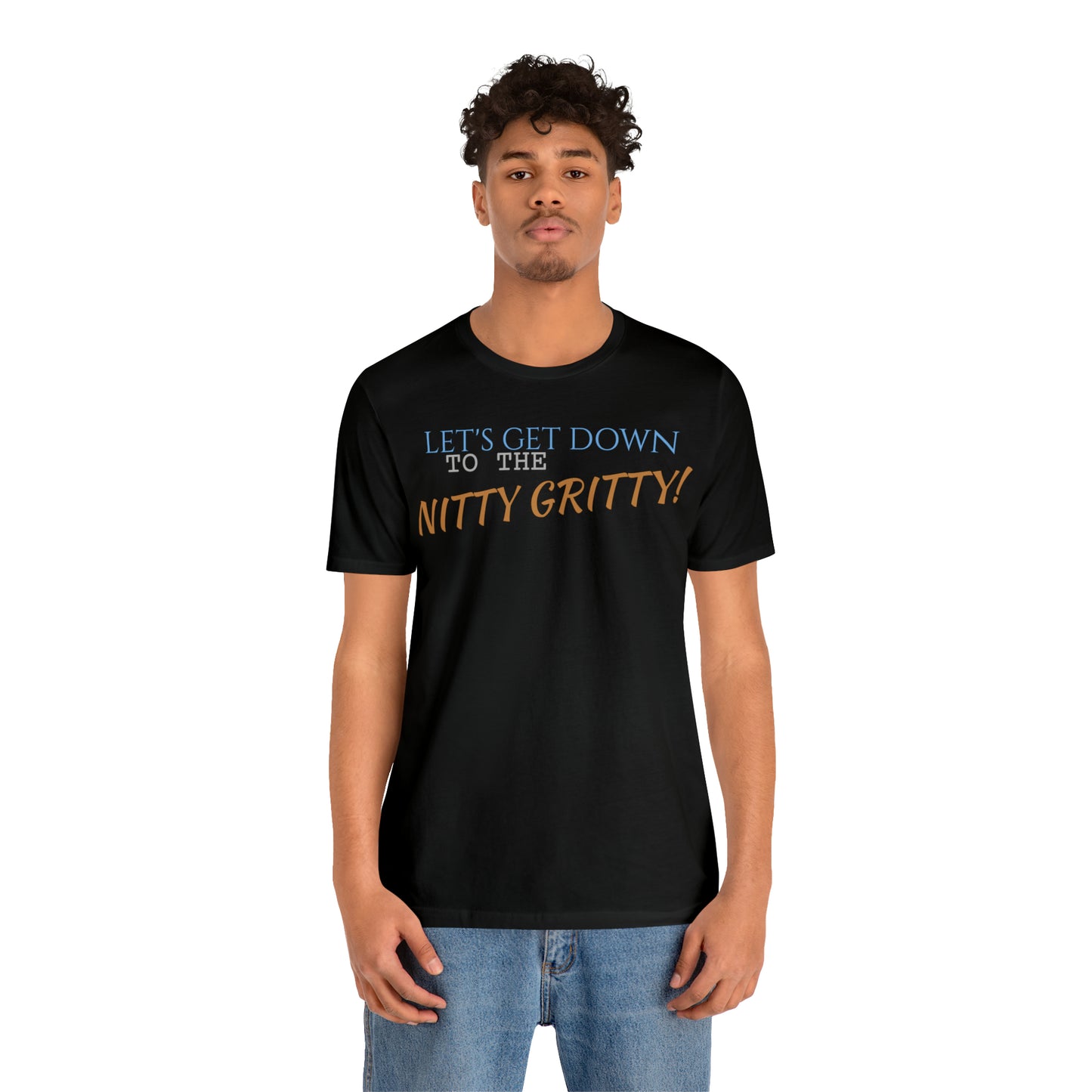 Unisex Jersey Short Sleeve Tee Nacho Libre - "Nitty Gritty"