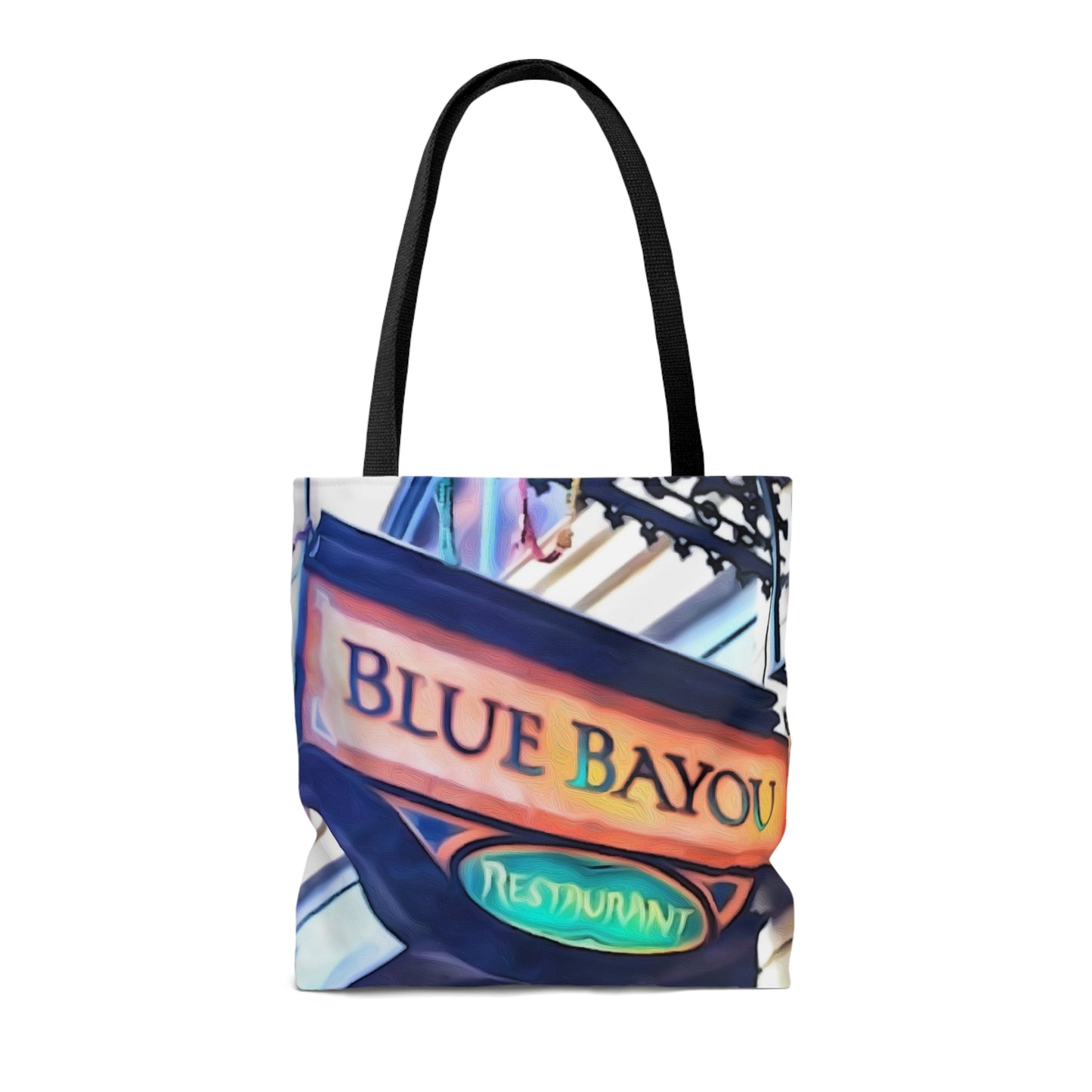 AOP Tote Bag Painting of Disneyland Resort Blue Bayou restaurant