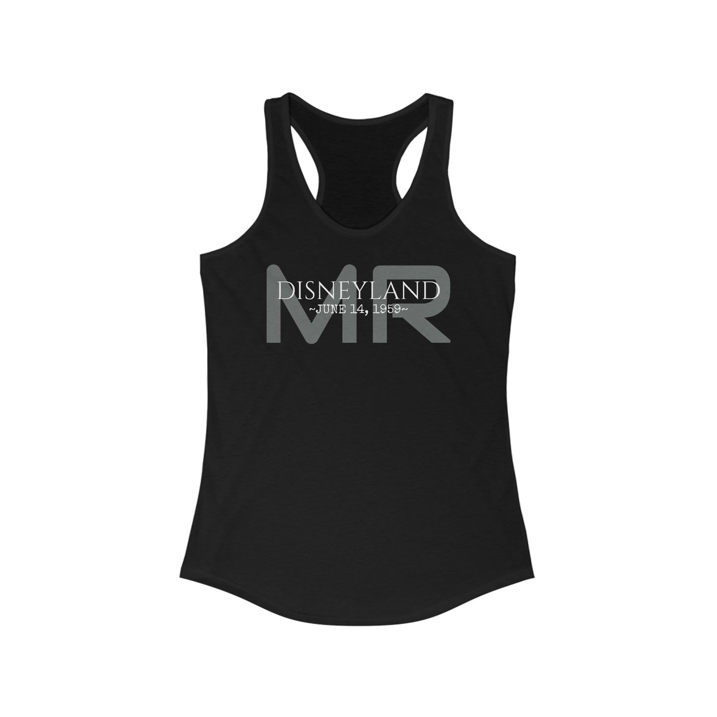 Women's Ideal Racerback Tank Disneyland Monorail opening day 1959