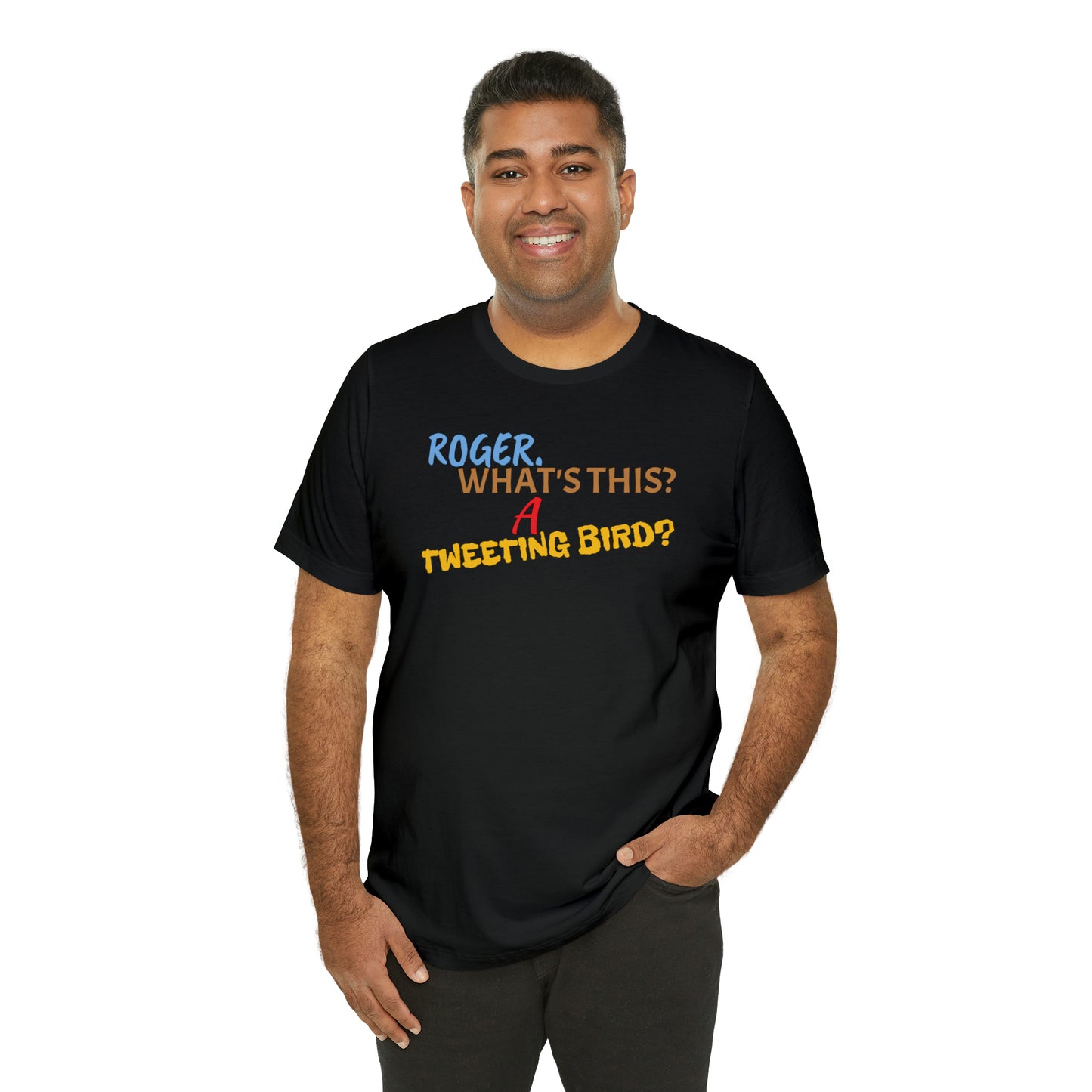 Unisex Jersey Short Sleeve Tee How Framed Roger Rabbit Quote- Roger What's this?