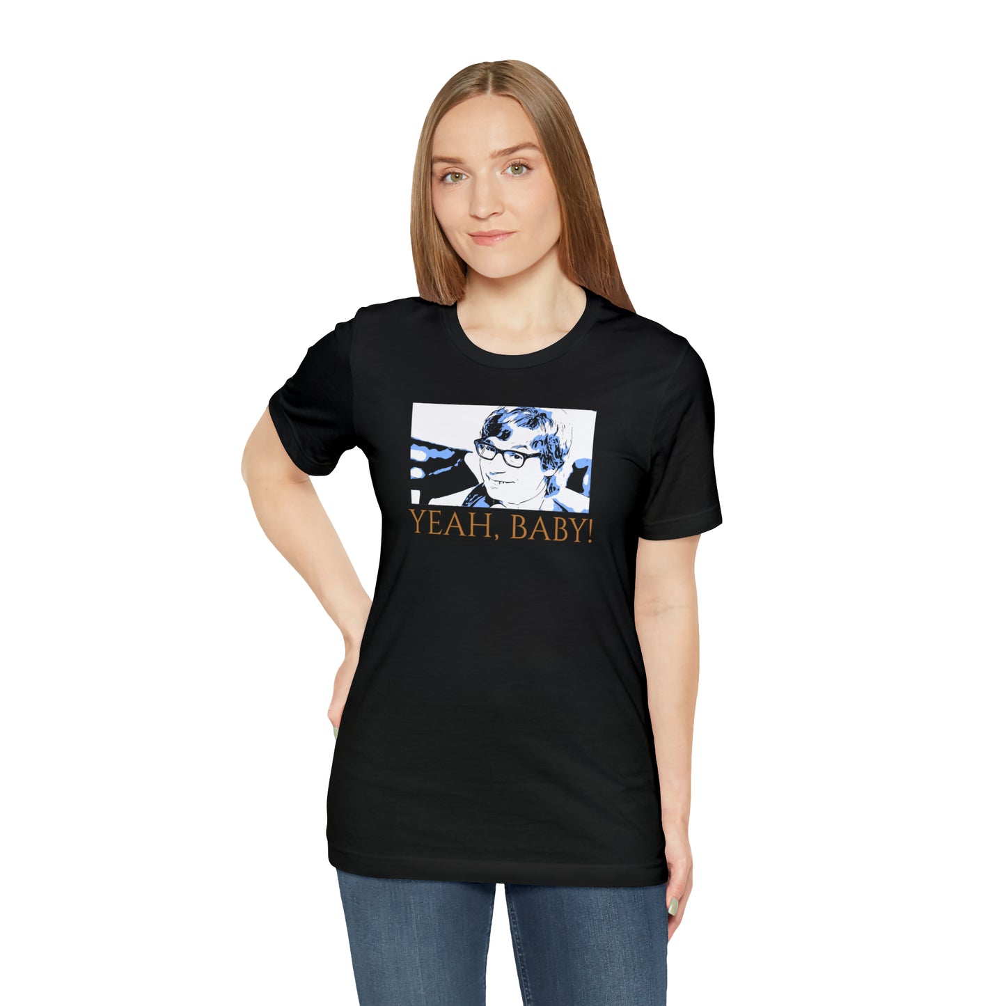 Unisex Jersey Short Sleeve Tee Austin Powers ~Quote~ Yeah, Baby!