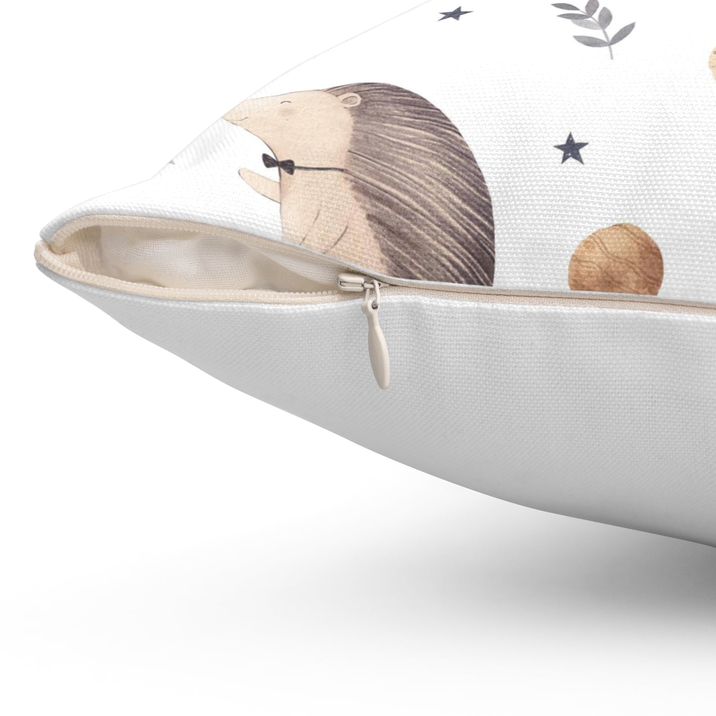 Spun Polyester Square Pillow Watercolor background with reaching for stars