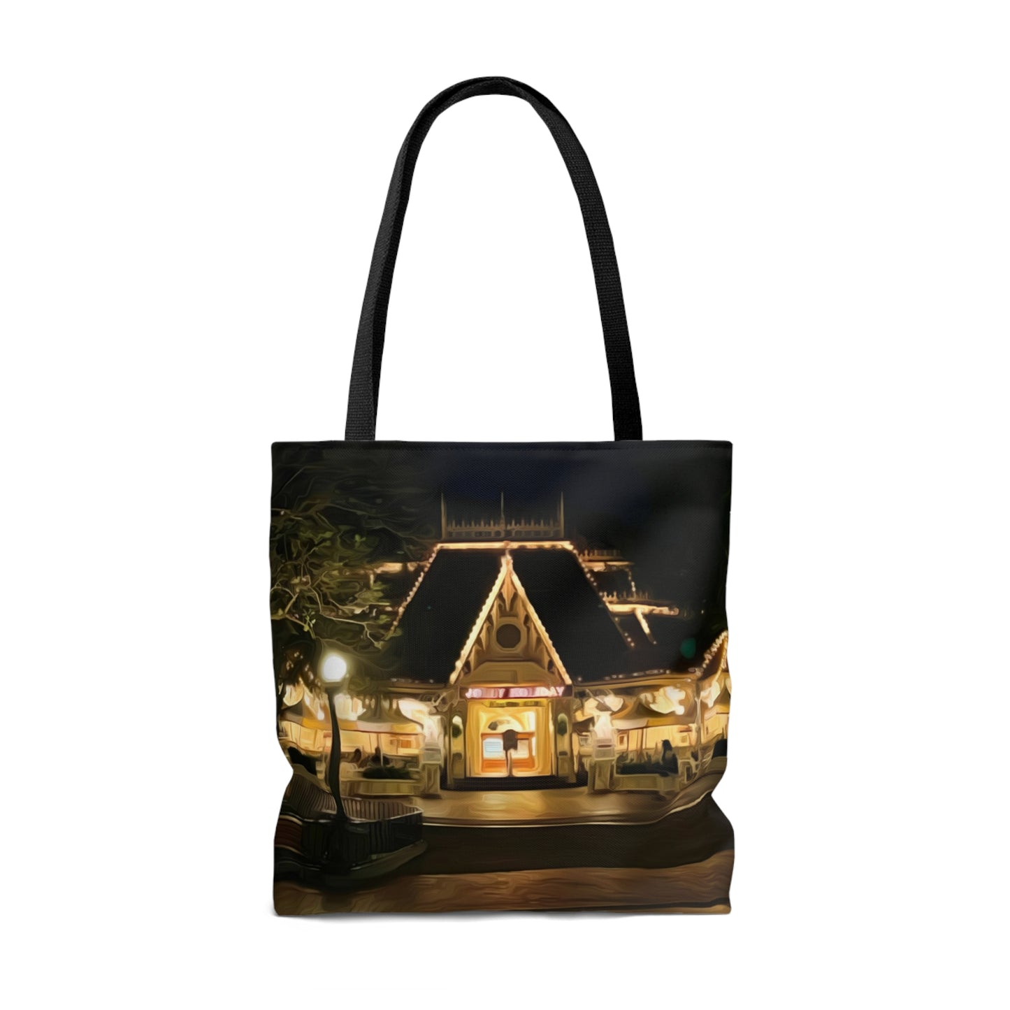 AOP Tote Bag Painting of Disneyland Resort The Jolly Haliday