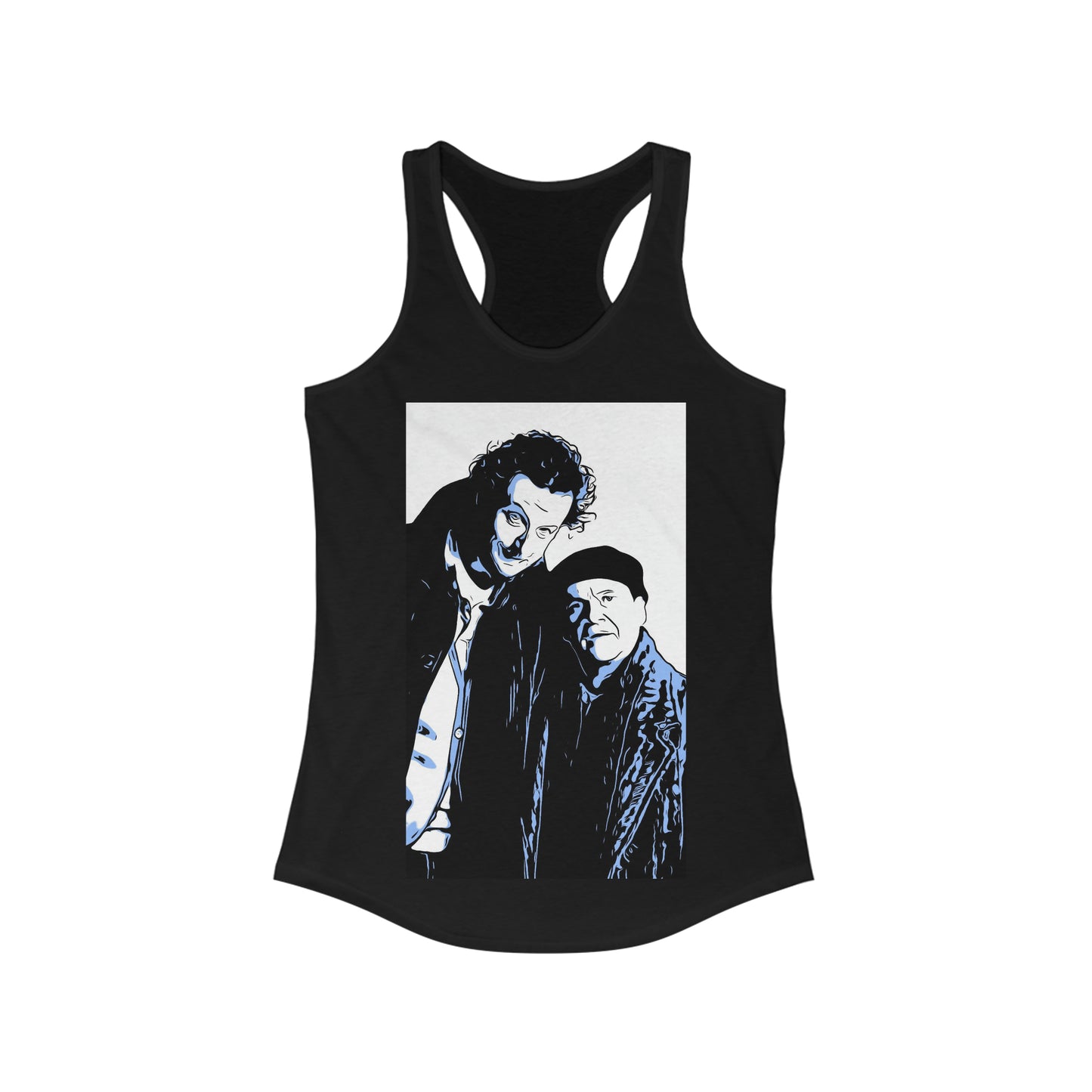 Women's Ideal Racerback Tank Painting of Home Alone The Wet Bandits