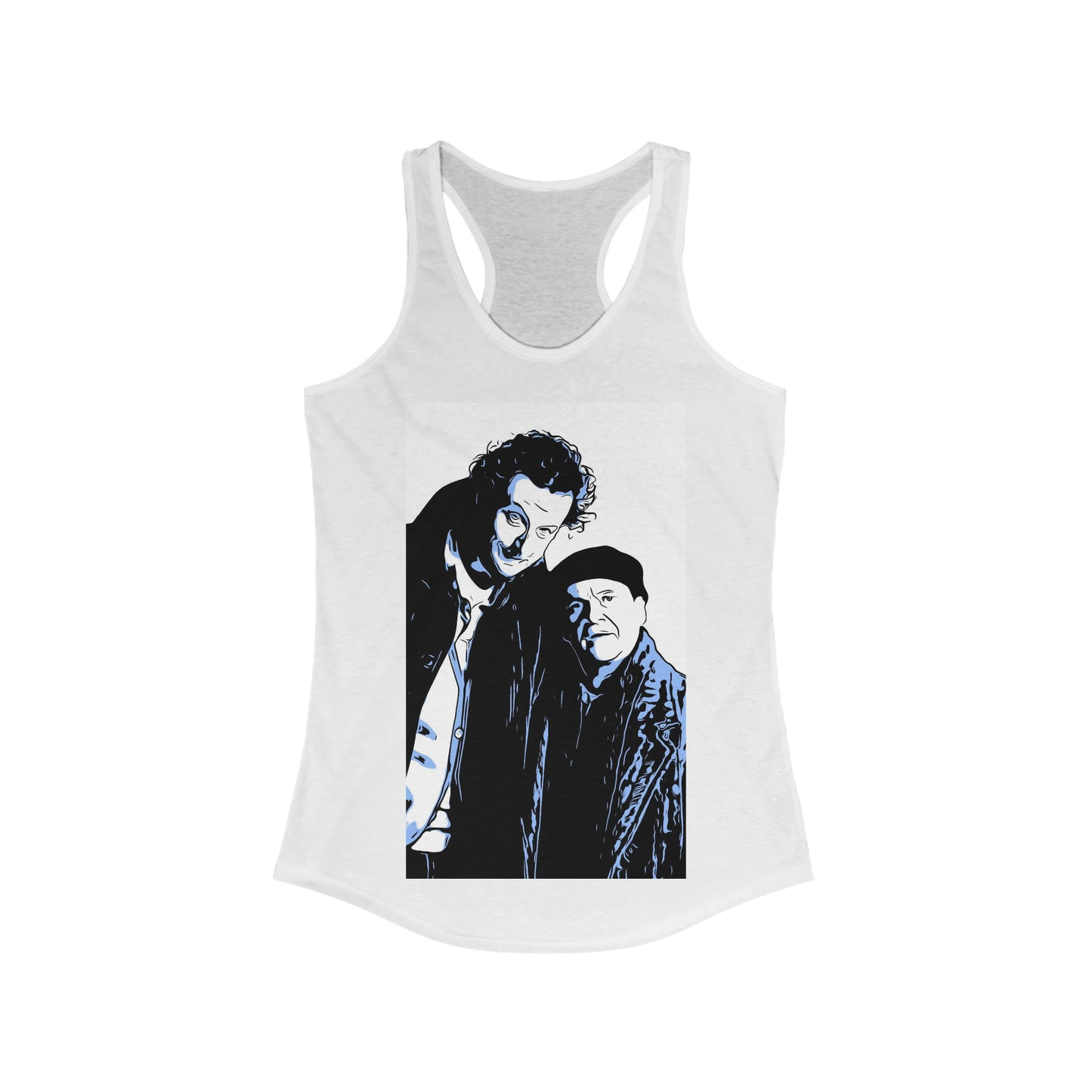 Women's Ideal Racerback Tank Painting of Home Alone The Wet Bandits