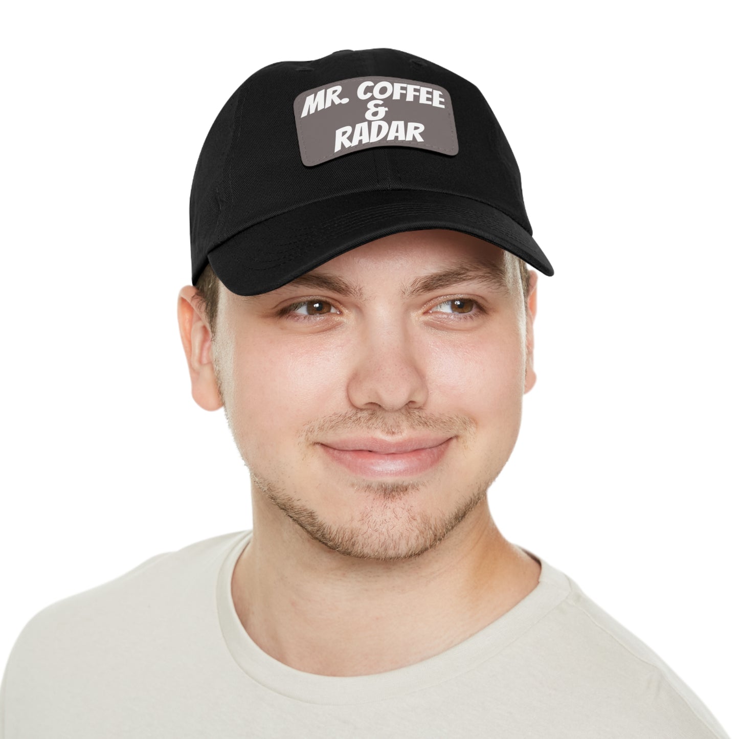 Dad Hat with Leather Patch (Rectangle) Movie Spaceballs ~ Mr. Coffee & Radar