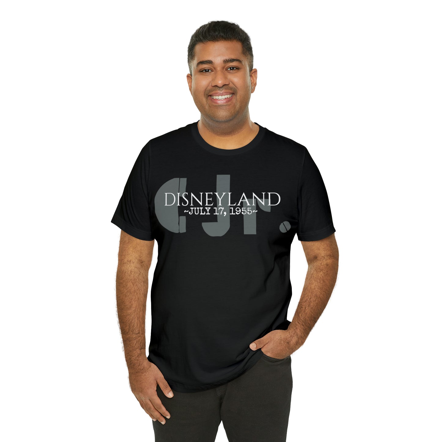 Unisex Jersey Short Sleeve Tee Disneyland Casey Junior Train opening day 1955