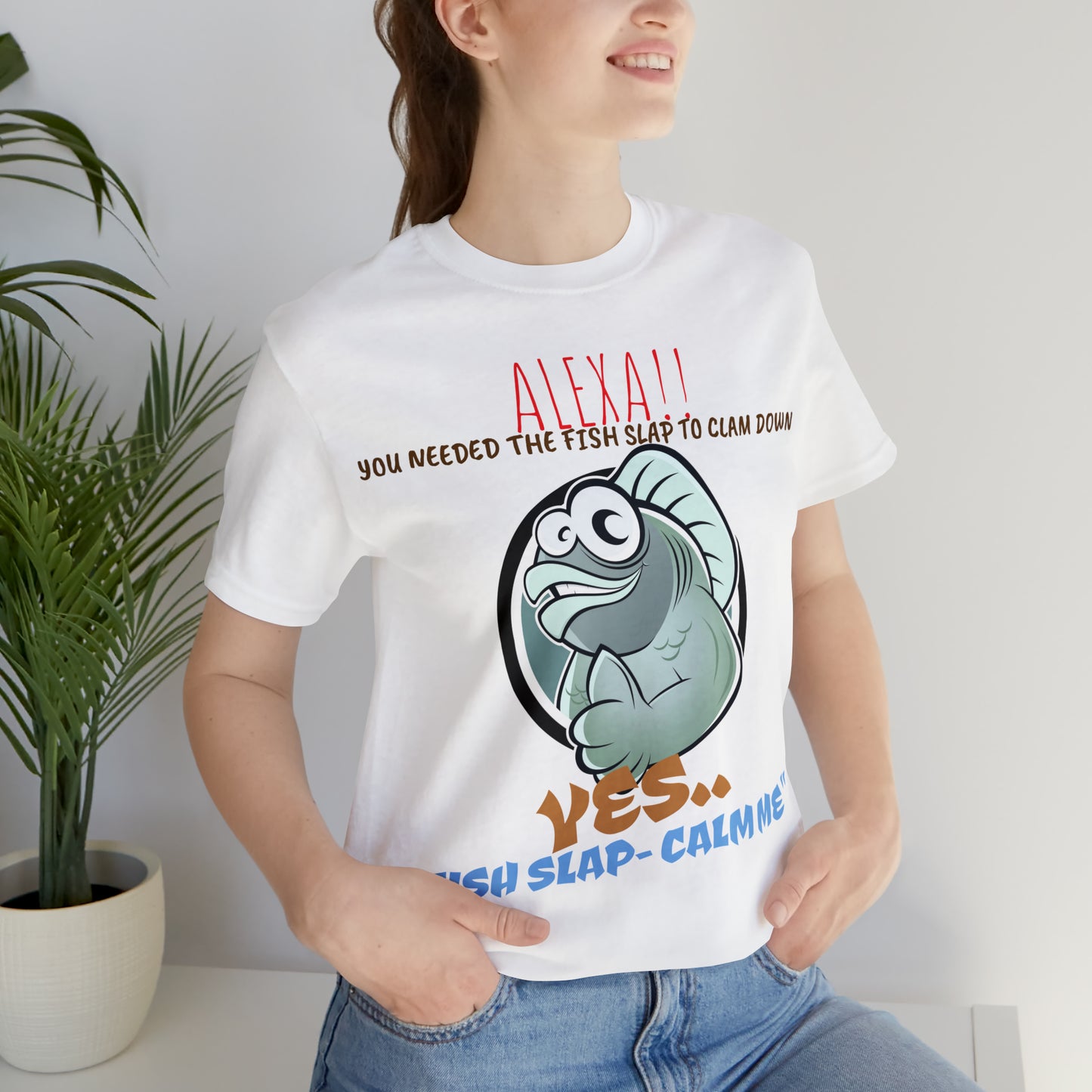 Unisex Jersey Short Sleeve Tee 50 First Dates ~ Fish Slap!