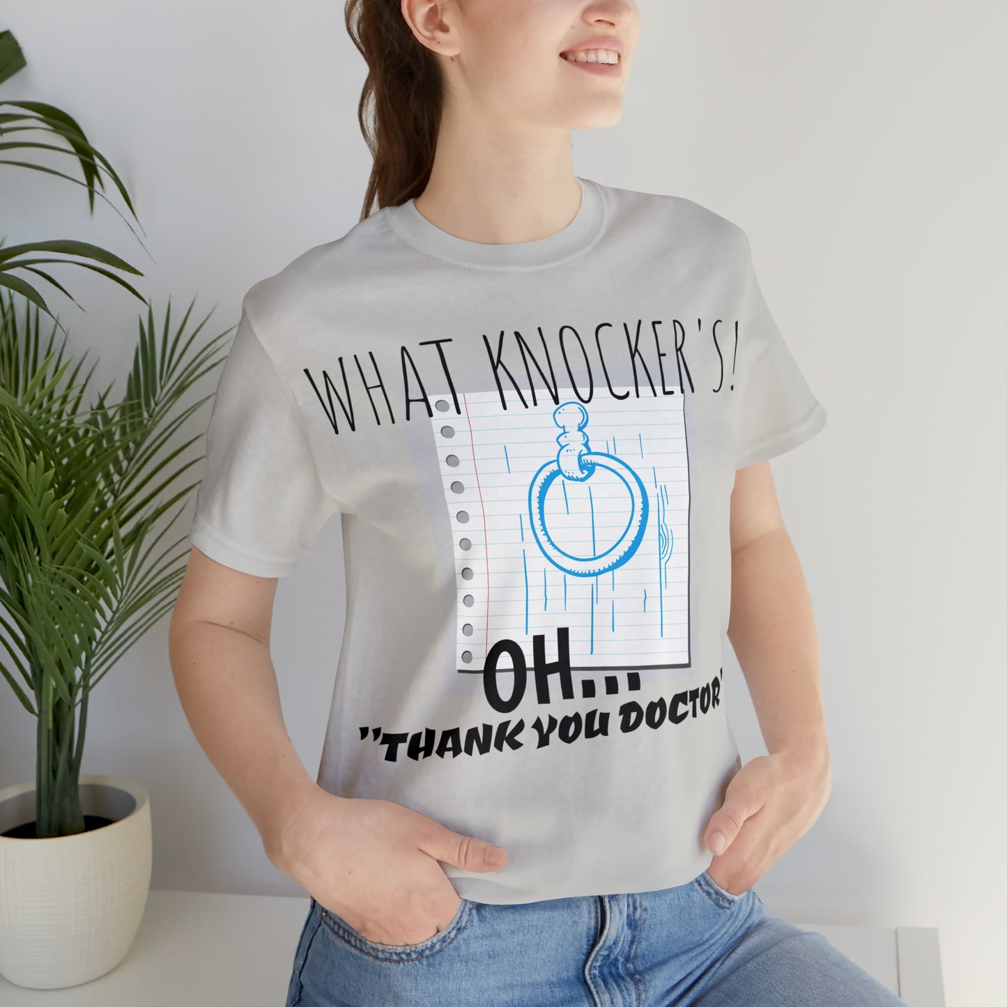 Unisex Jersey Short Sleeve Tee Young Frankenstein~ What KNOCKERS!