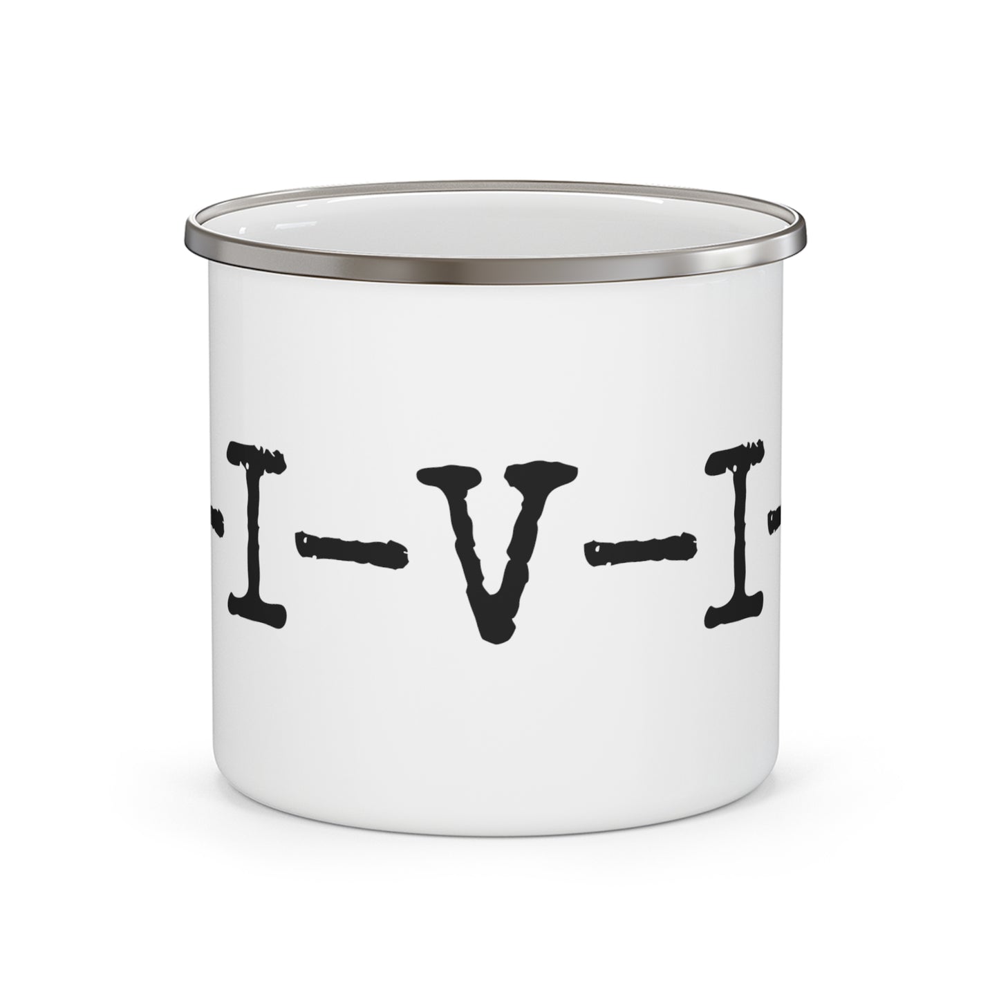 Enamel Camping Mug Dazed and Confused ~ L-I-V-I-N