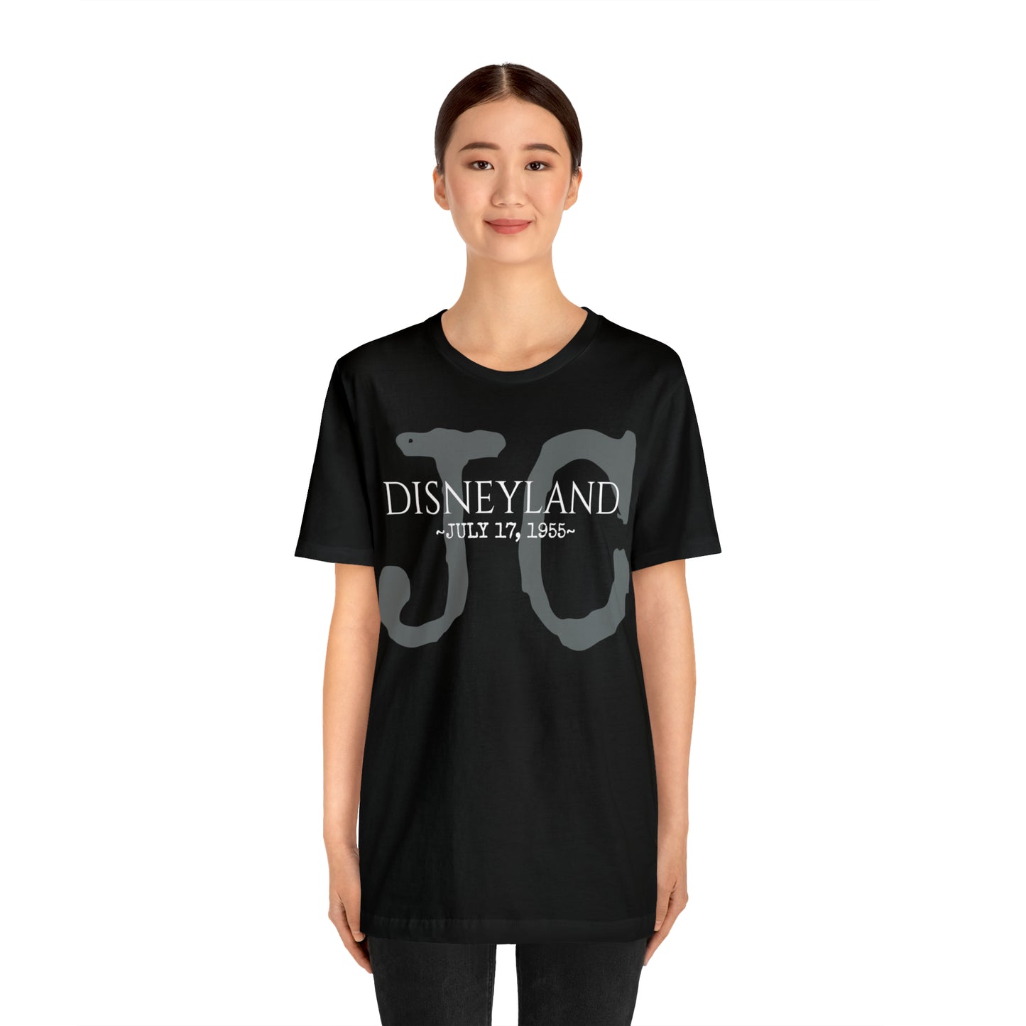 Unisex Jersey Short Sleeve Tee Disneyland jungle cruise ride opening day 1955.