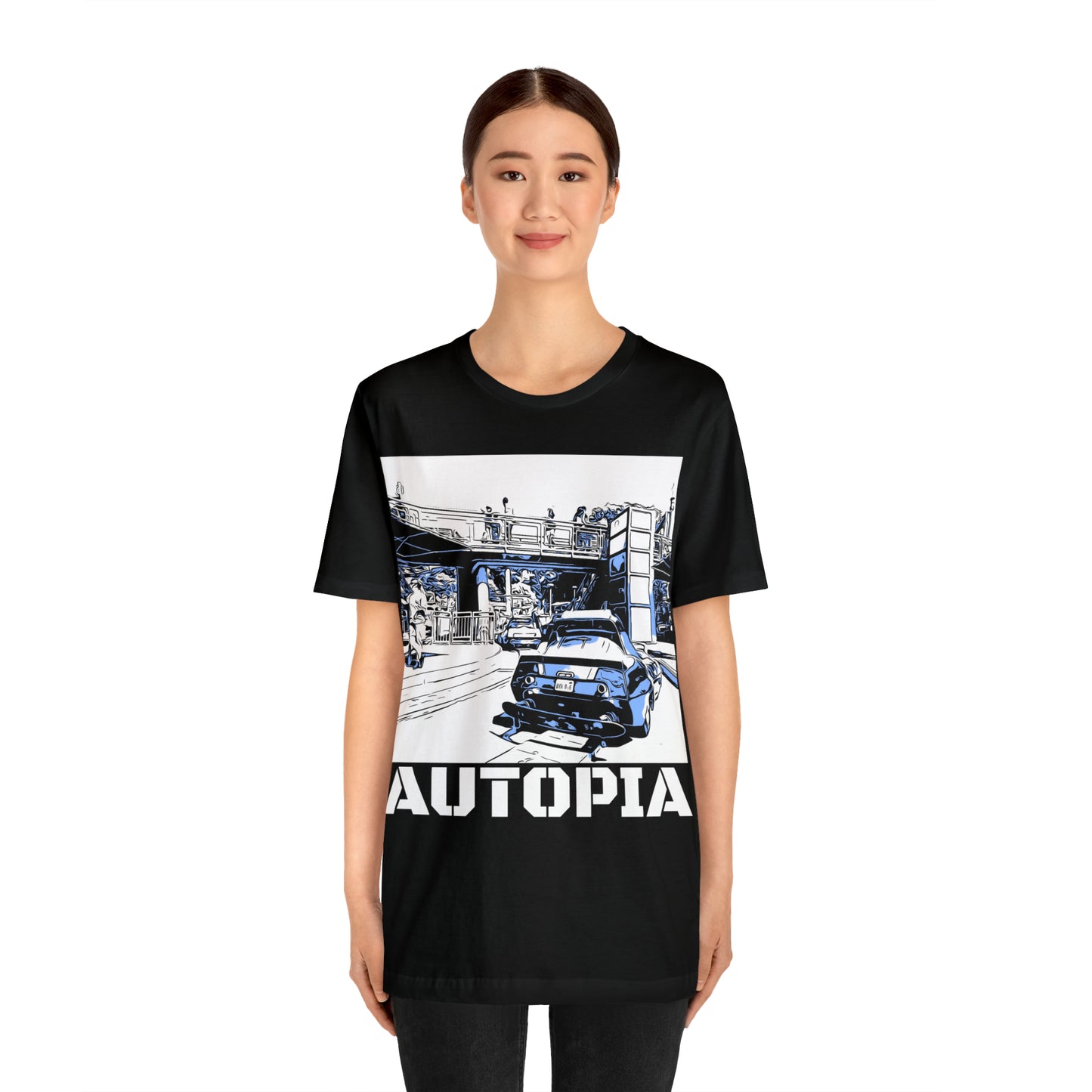 Unisex Jersey Short Sleeve Tee Painting of It's A Disney Thing! AUTOPIA