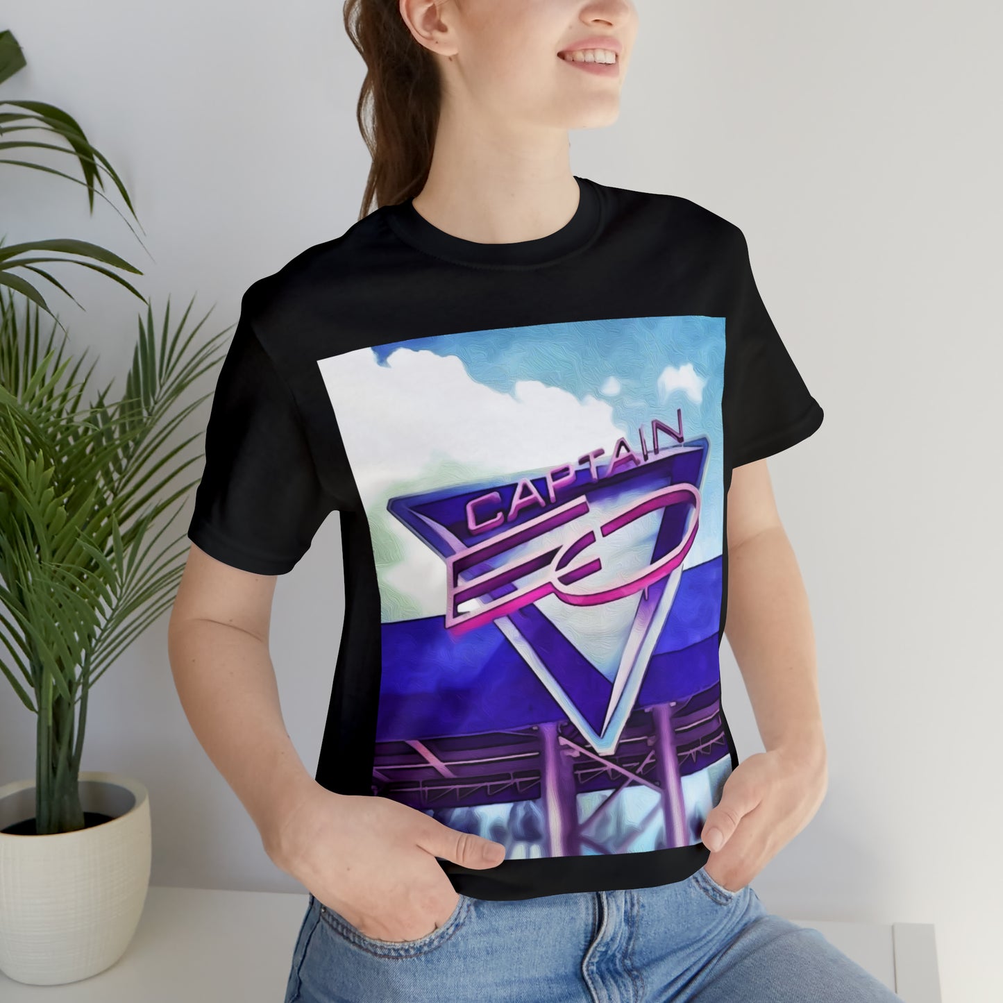 Unisex Jersey Short Sleeve Tee Painting of It's A Disney Thing! CAPTAIN EO