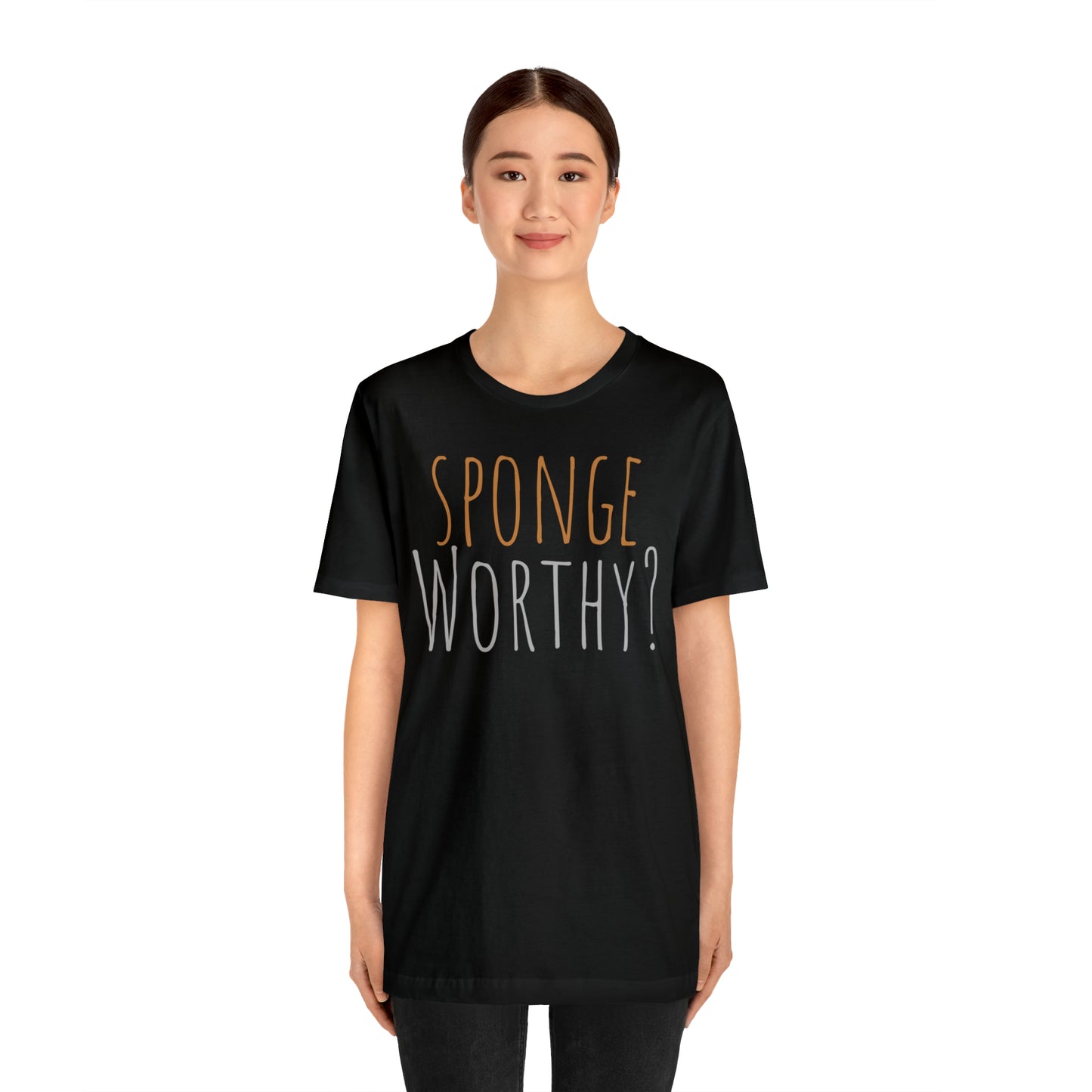 Unisex Jersey Short Sleeve Tee Seinfeld TV Show ~ Sponge worthy!