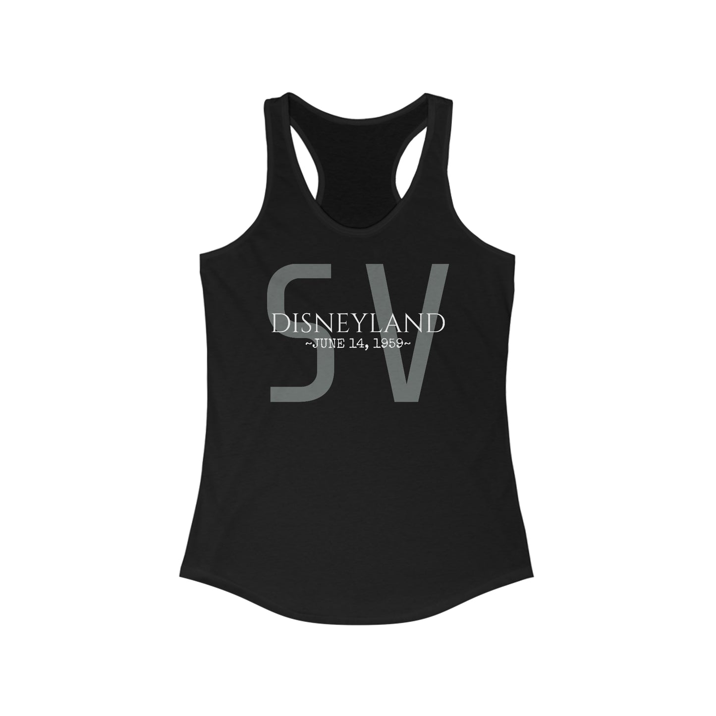Women's Ideal Racerback Tank Disneyland Submarine Voyage Opening Day 1959