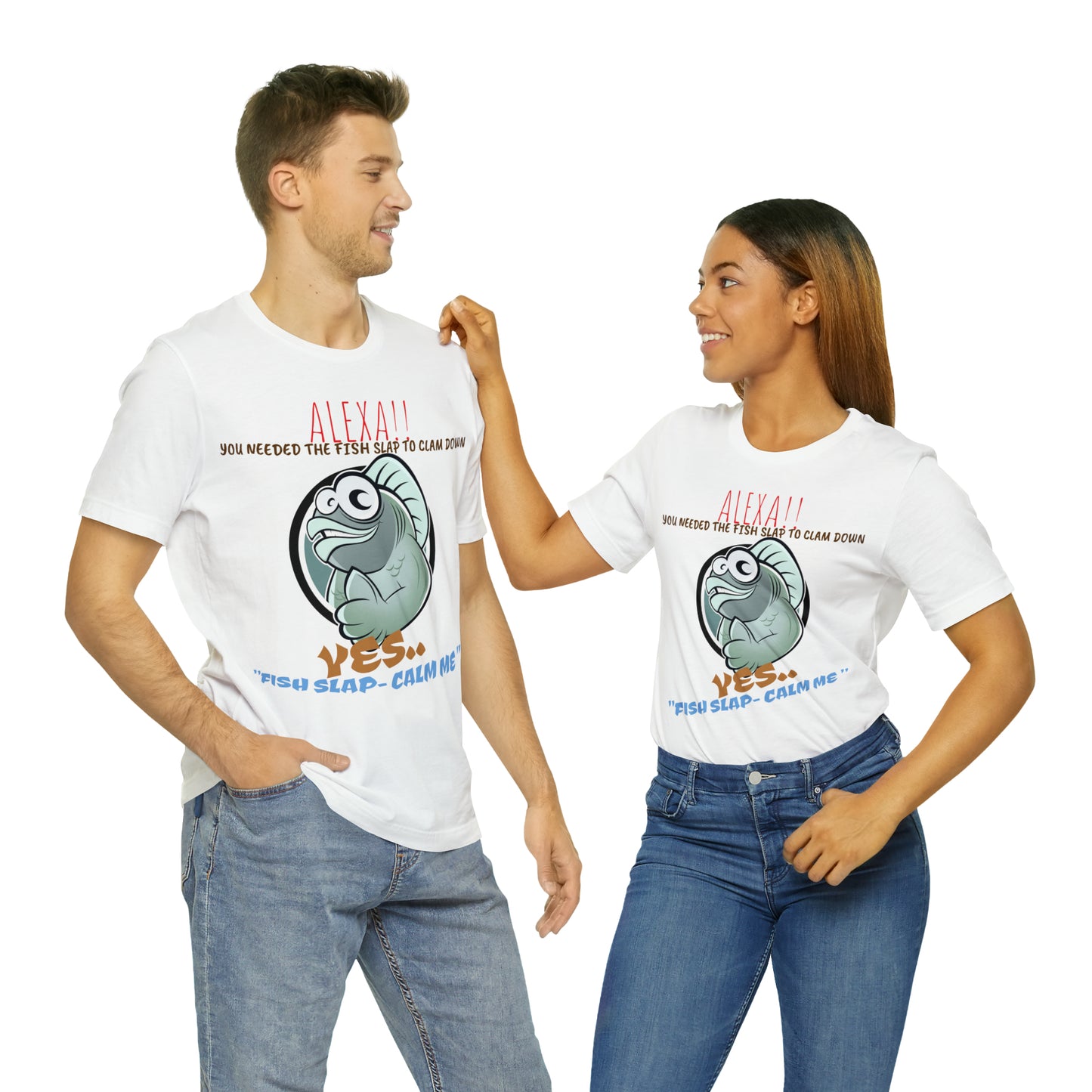 Unisex Jersey Short Sleeve Tee 50 First Dates ~ Fish Slap!