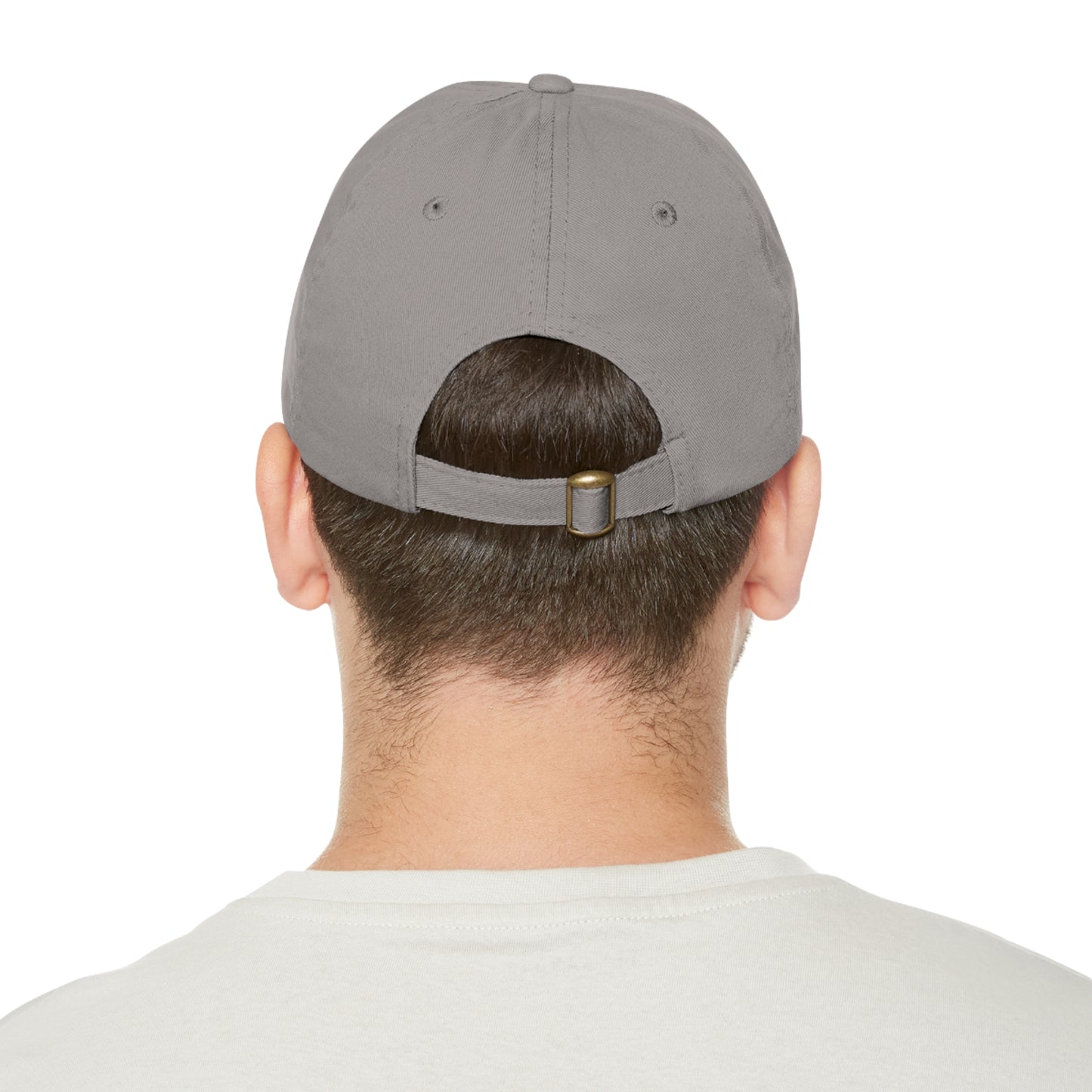 Dad Hat with Leather Patch (Rectangle) Coffee break hipster stylized poster.