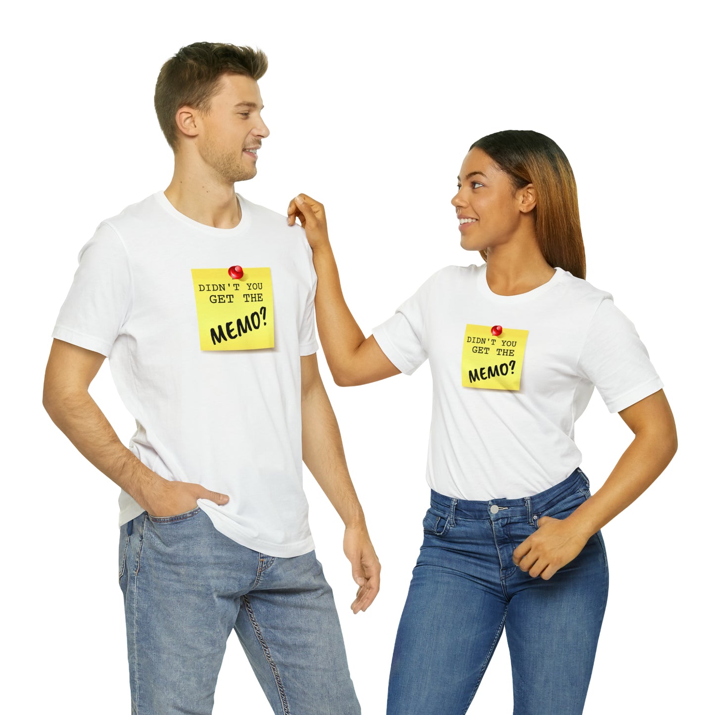 Unisex Jersey Short Sleeve Tee Office Space ~ Didn't you get the Memo?