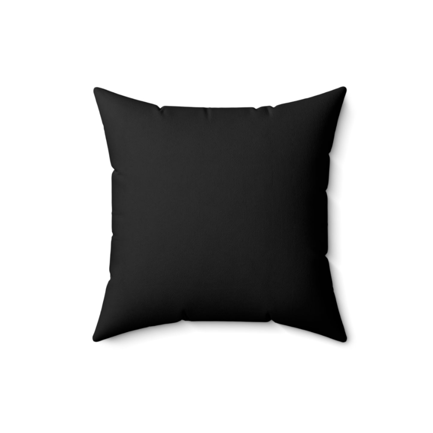 Spun Polyester Square Pillow A cute bear cub flies in space among the stars
