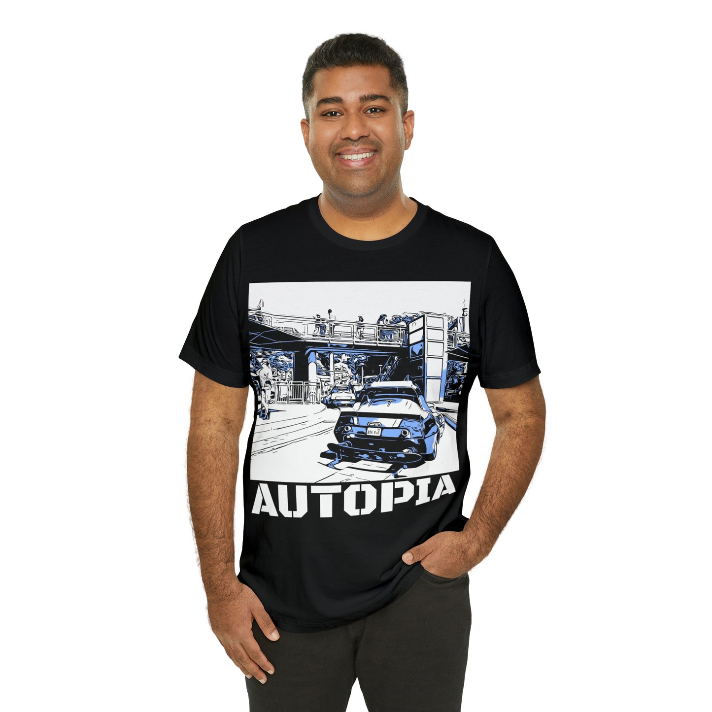 Unisex Jersey Short Sleeve Tee Painting of It's A Disney Thing! AUTOPIA