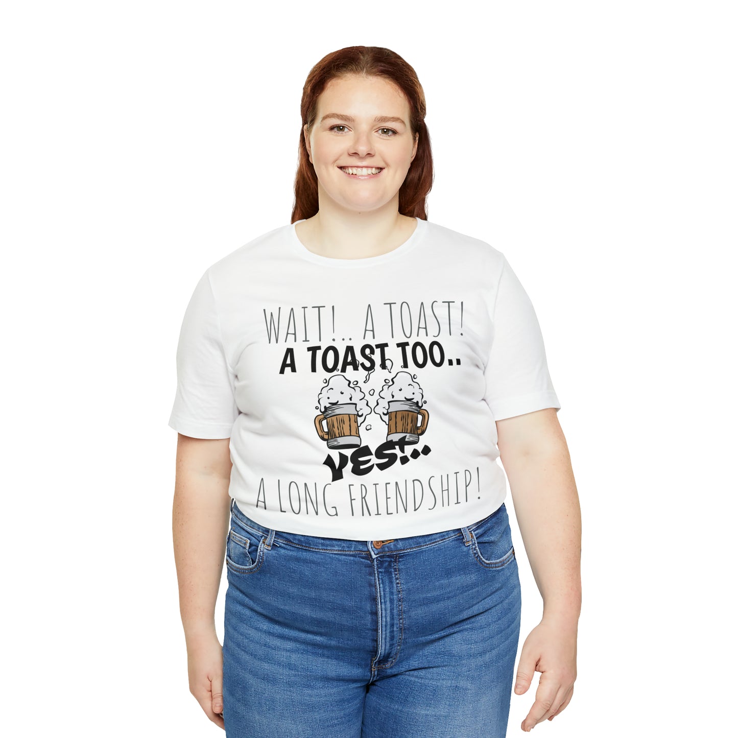 Unisex Jersey Short Sleeve Tee Young Frankenstein~ A TOAST!