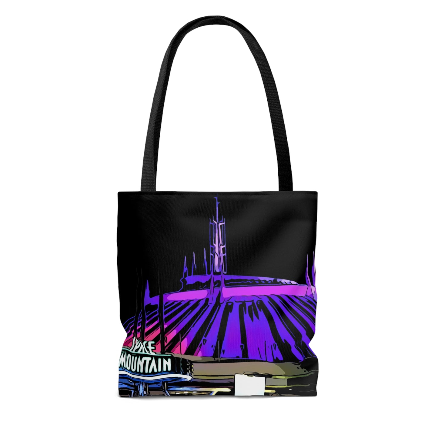 AOP Tote Bag Painting of Disneyland Resort~ It's A Disney Thing!~Space Mountain