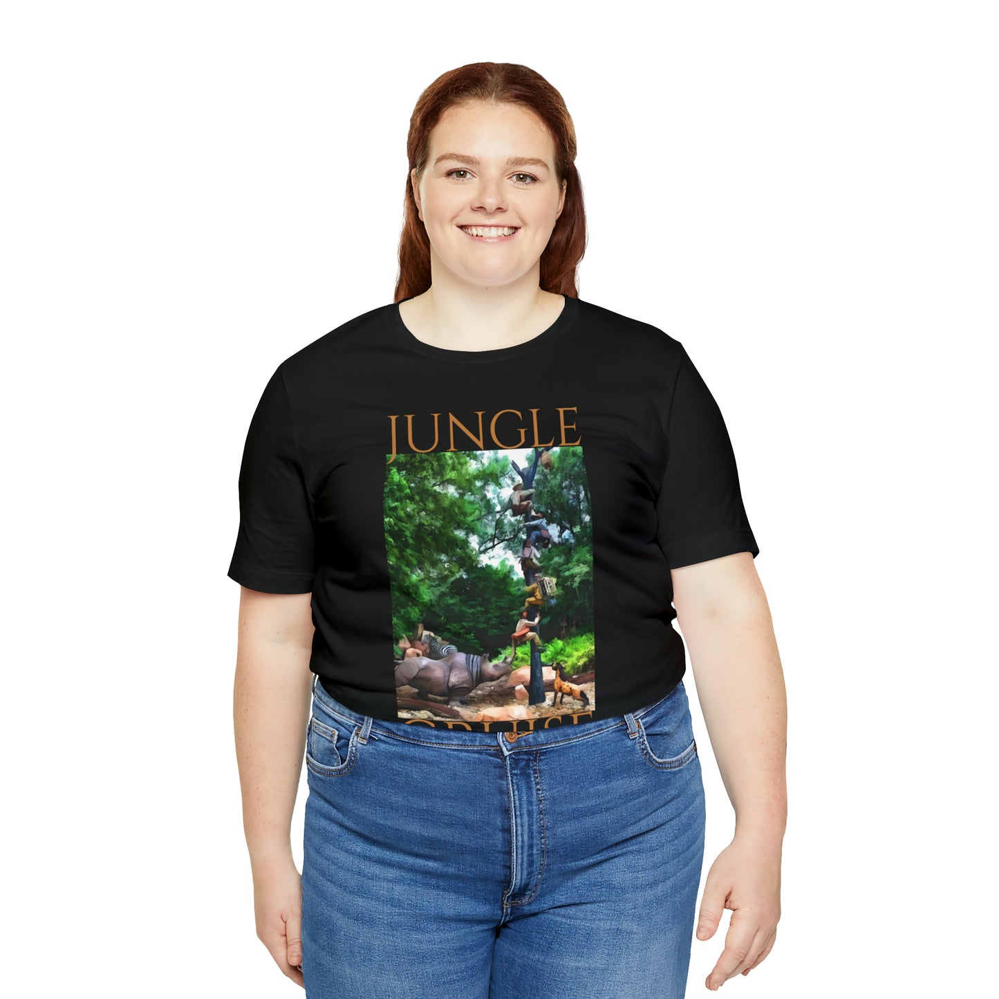 Unisex Jersey Short Sleeve Tee Painting of Disneyland ~ JUNGLE CRUISE~ Ride