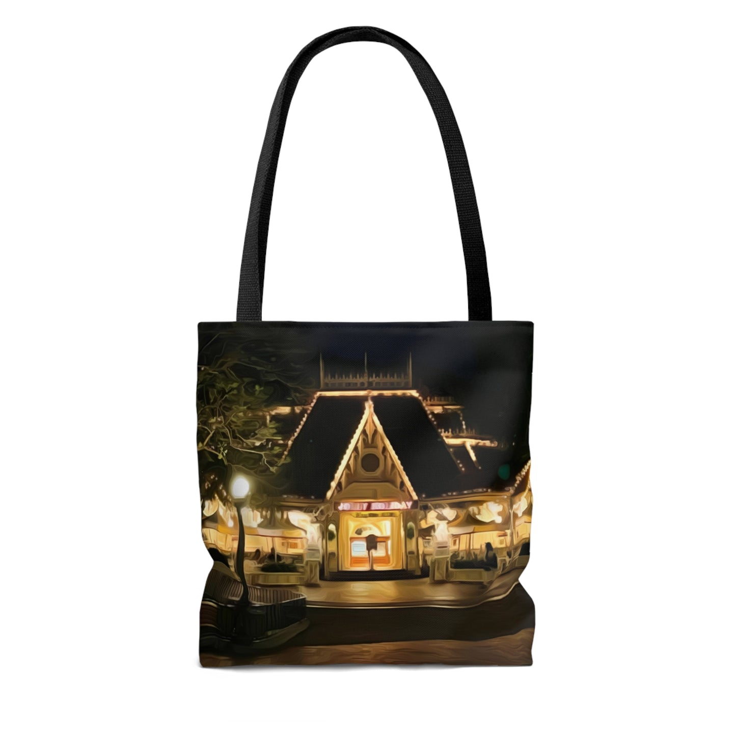 AOP Tote Bag Painting of Disneyland Resort The Jolly Haliday