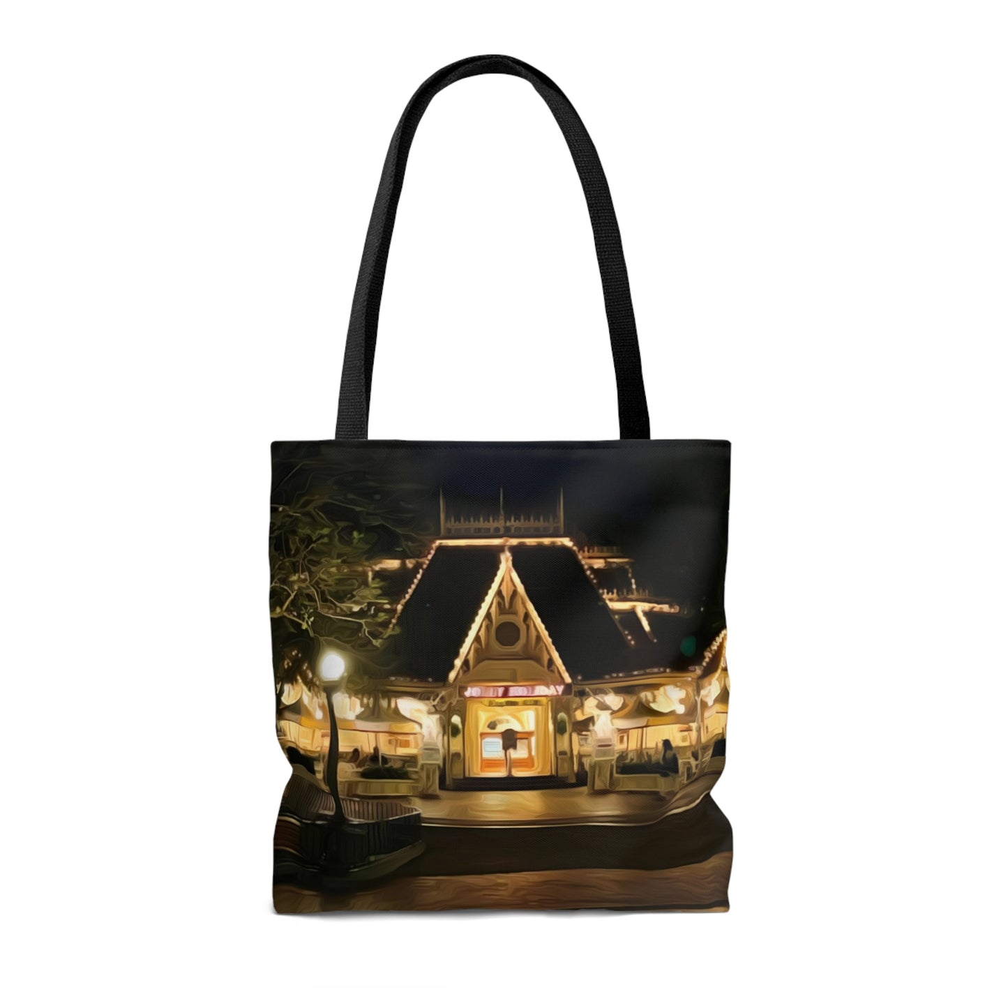 AOP Tote Bag Painting of Disneyland Resort The Jolly Haliday