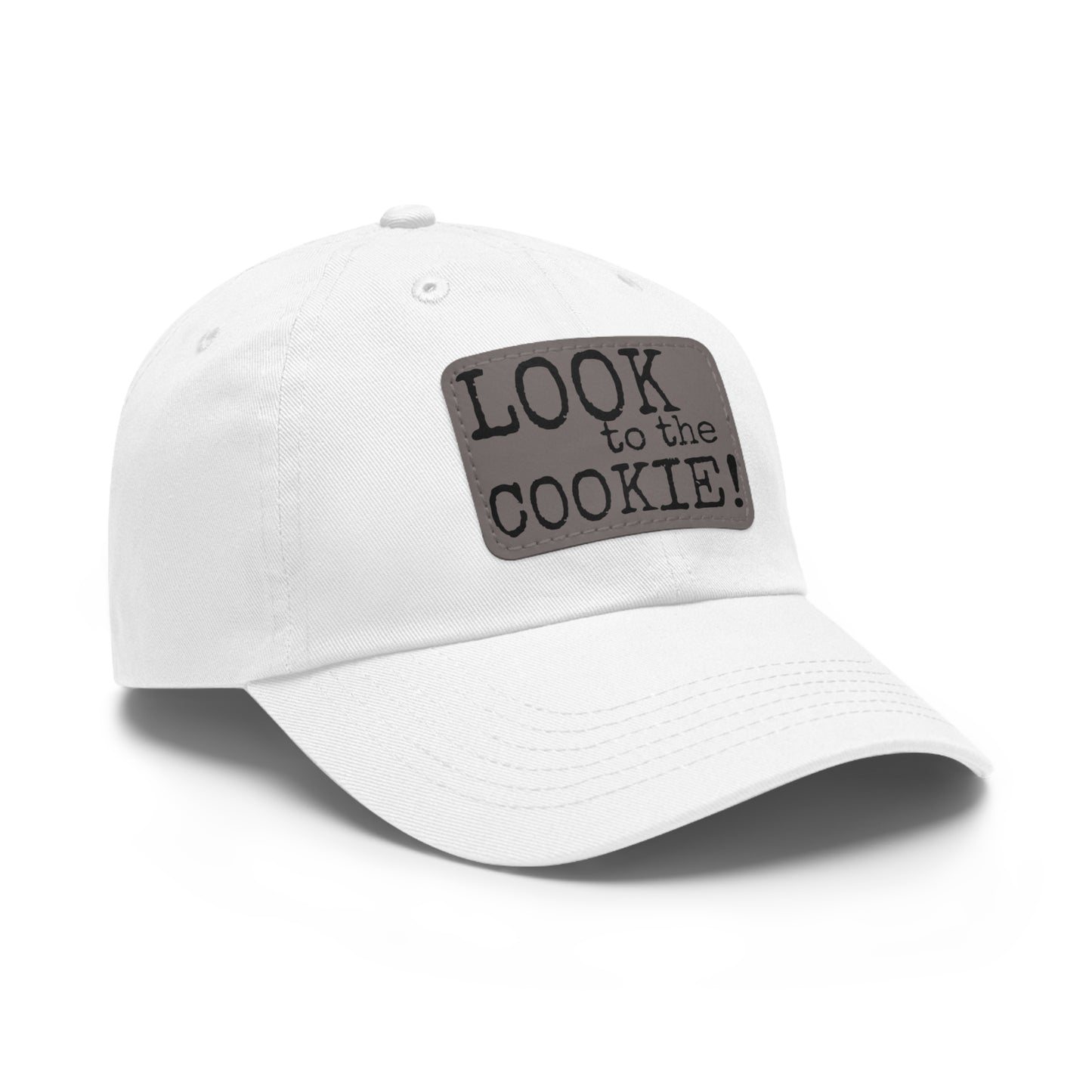 Dad Hat with Leather Patch (Rectangle) Seinfeld Tv Show Look to the Cookie!