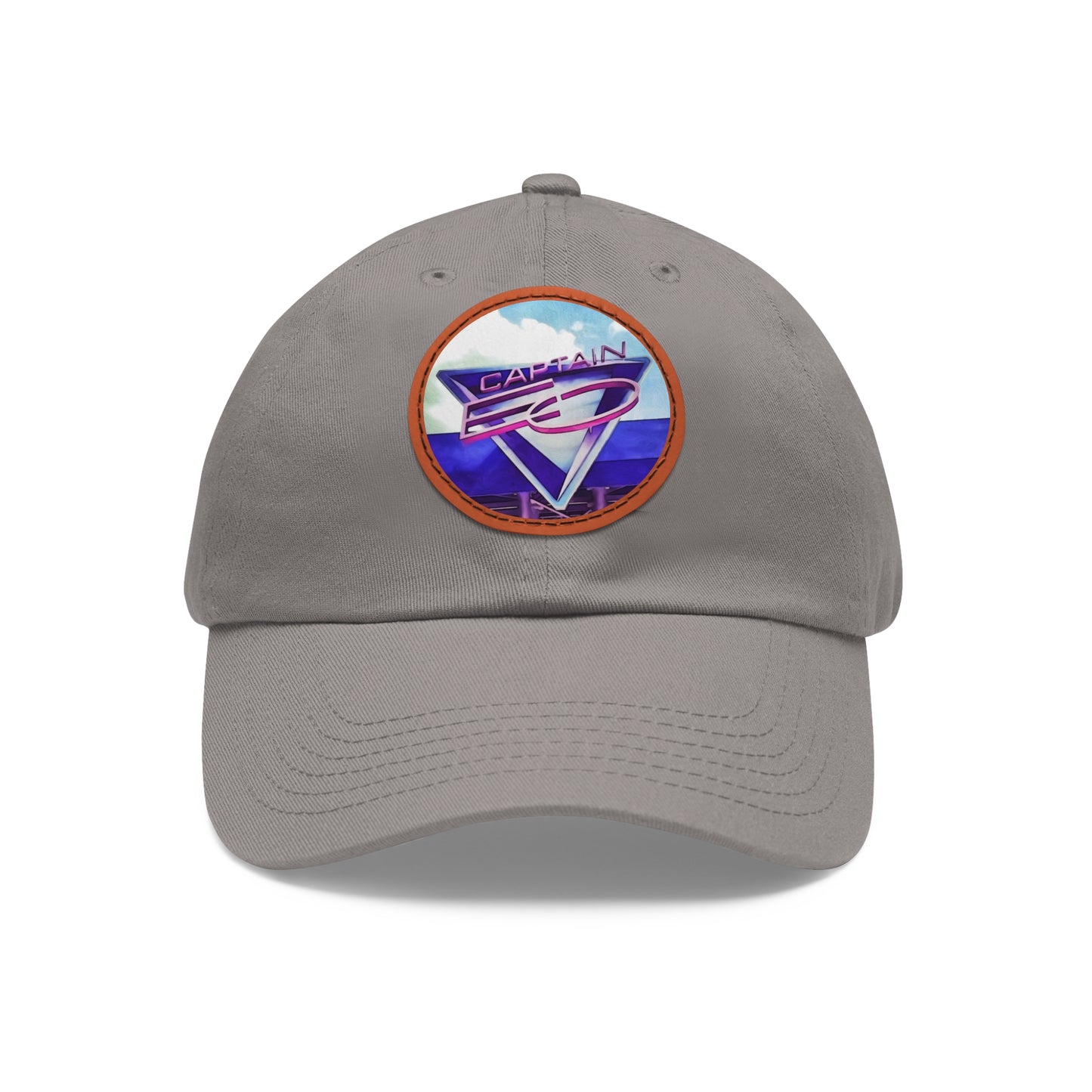Dad Hat with Leather Patch (Round) Disneyland Retro Captain EO Show
