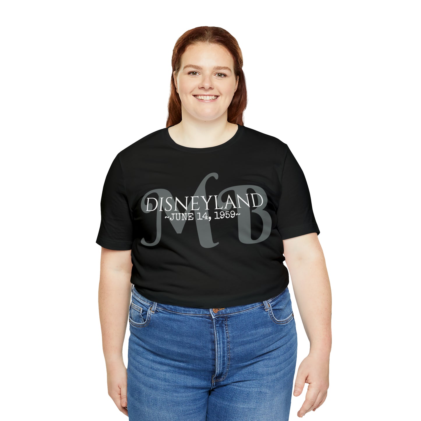 Unisex Jersey Short Sleeve Tee Disneyland Matterhorn bobsleds Opening day 1959