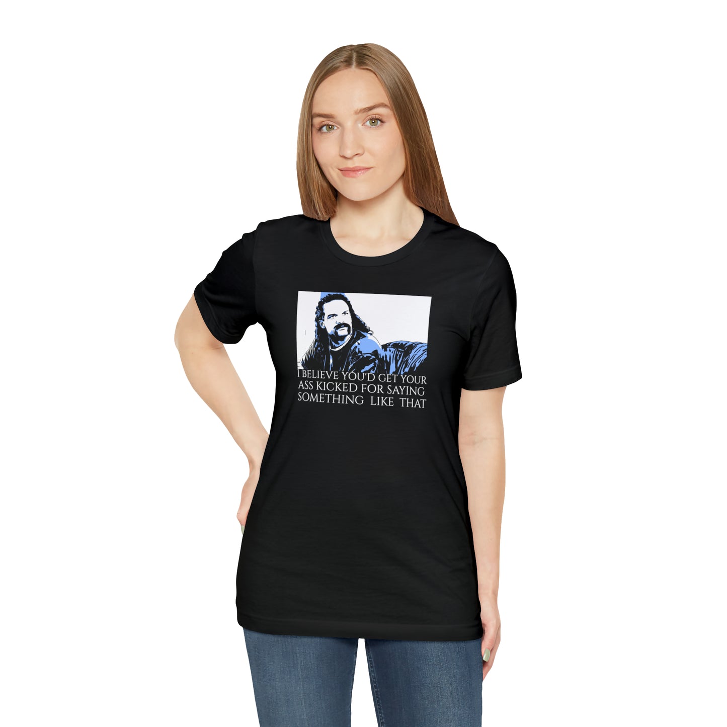 Unisex Jersey Short Sleeve Tee Office Space ~ I believe you'd get your as# kick