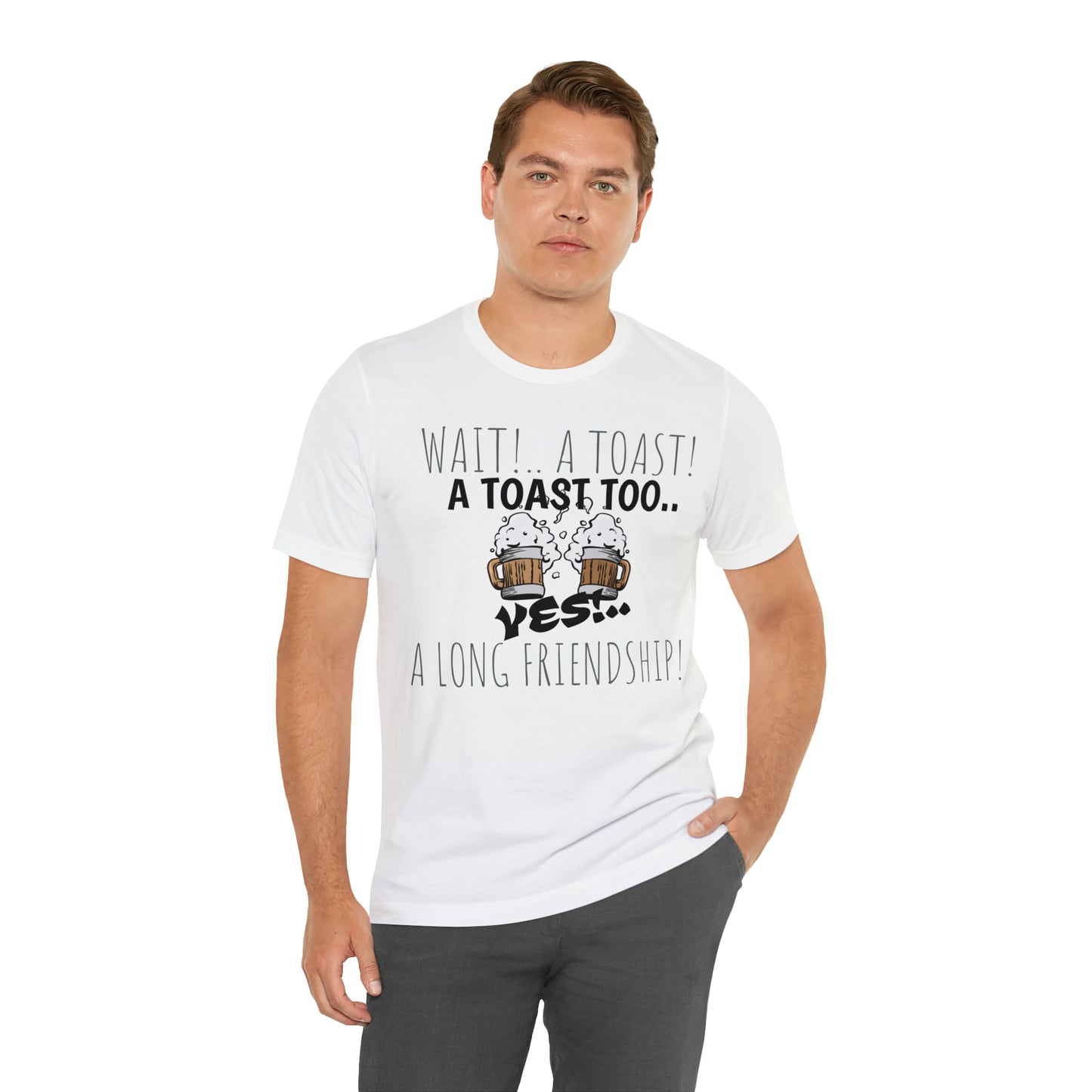 Unisex Jersey Short Sleeve Tee Young Frankenstein~ A TOAST!