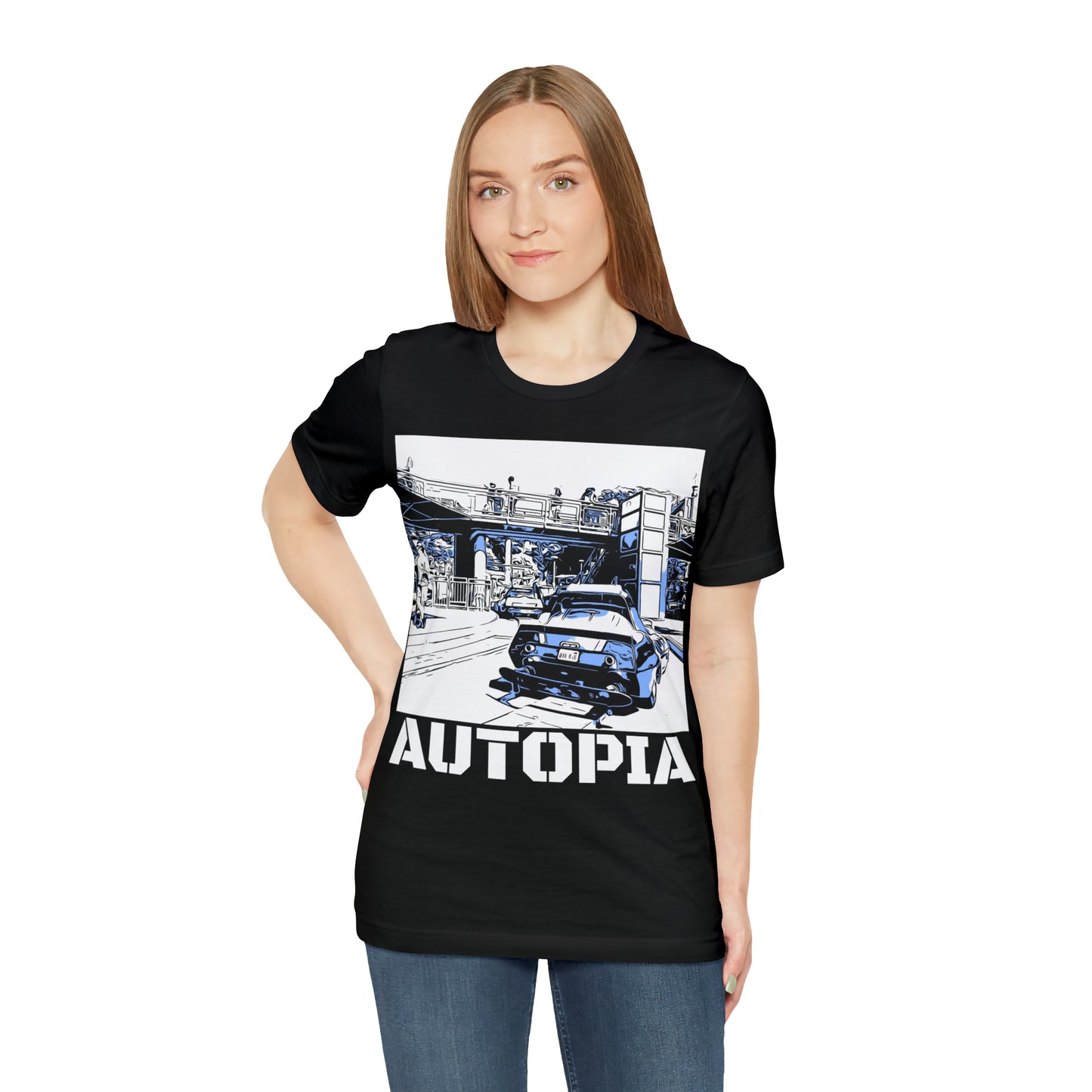 Unisex Jersey Short Sleeve Tee Painting of It's A Disney Thing! AUTOPIA