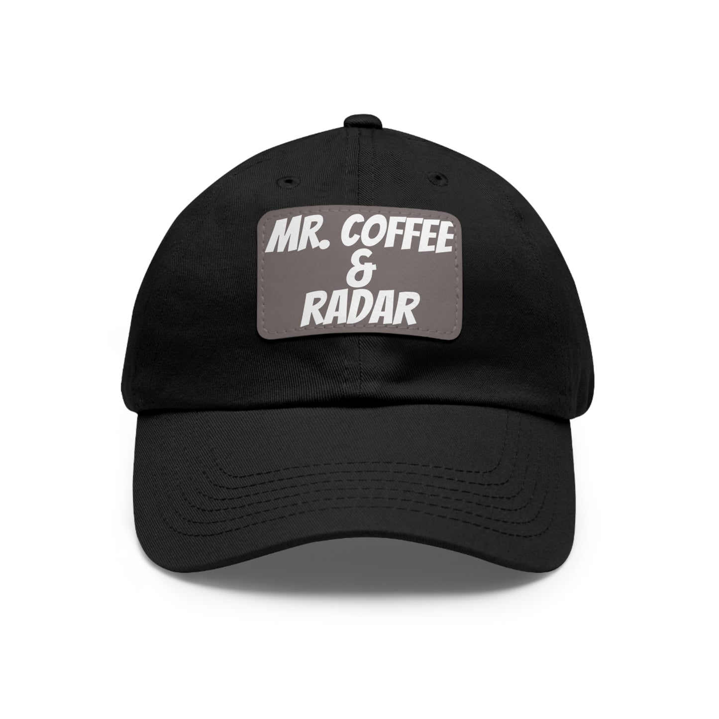 Dad Hat with Leather Patch (Rectangle) Movie Spaceballs ~ Mr. Coffee & Radar