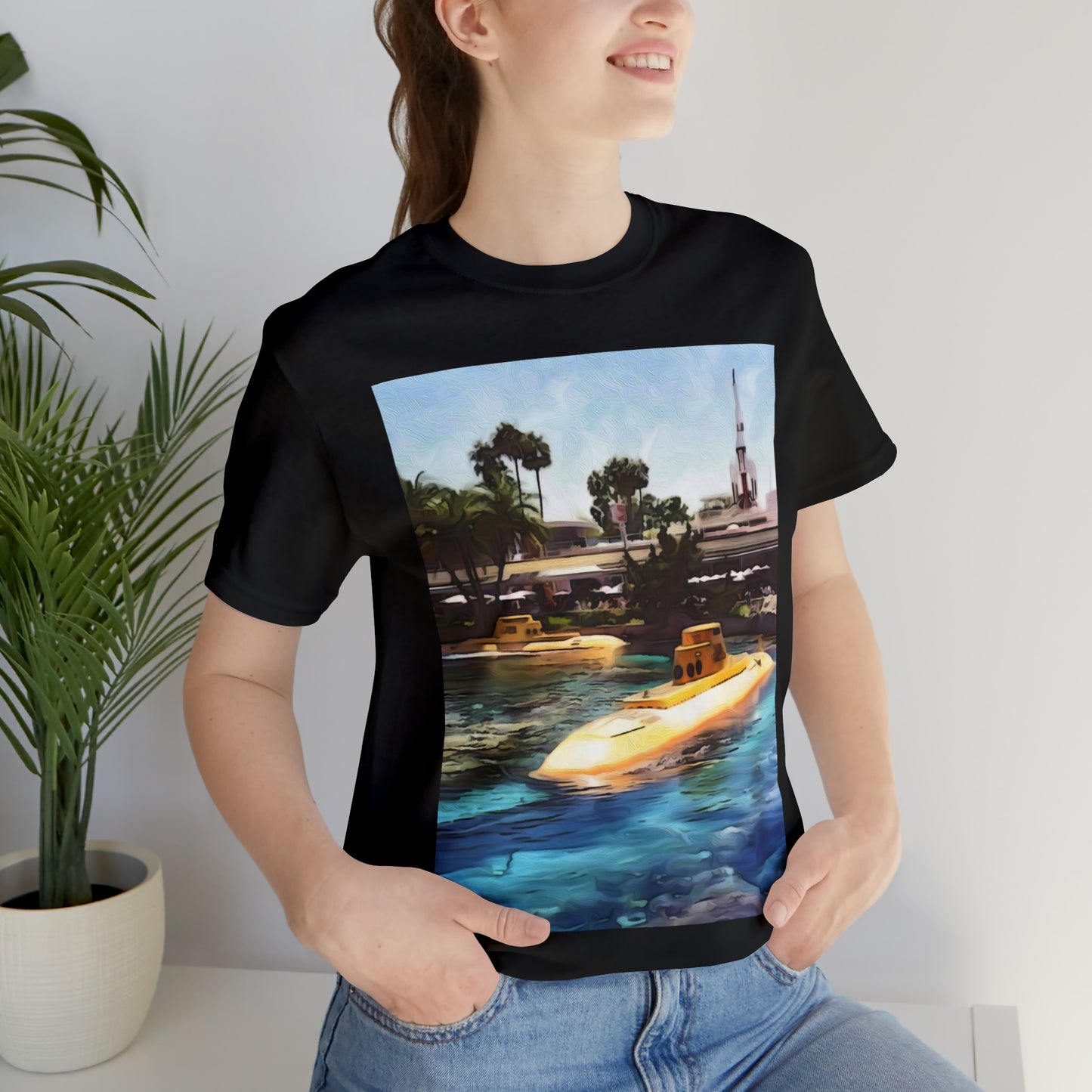 Unisex Jersey Short Sleeve Tee Painting of It's A Disney Thing! SUBMARINE VOYAGE