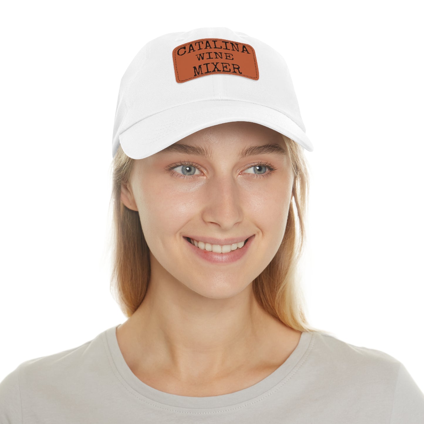Dad Hat with Leather Patch (Rectangle) Movie Stepbrothers ~ Catalina wine mixer