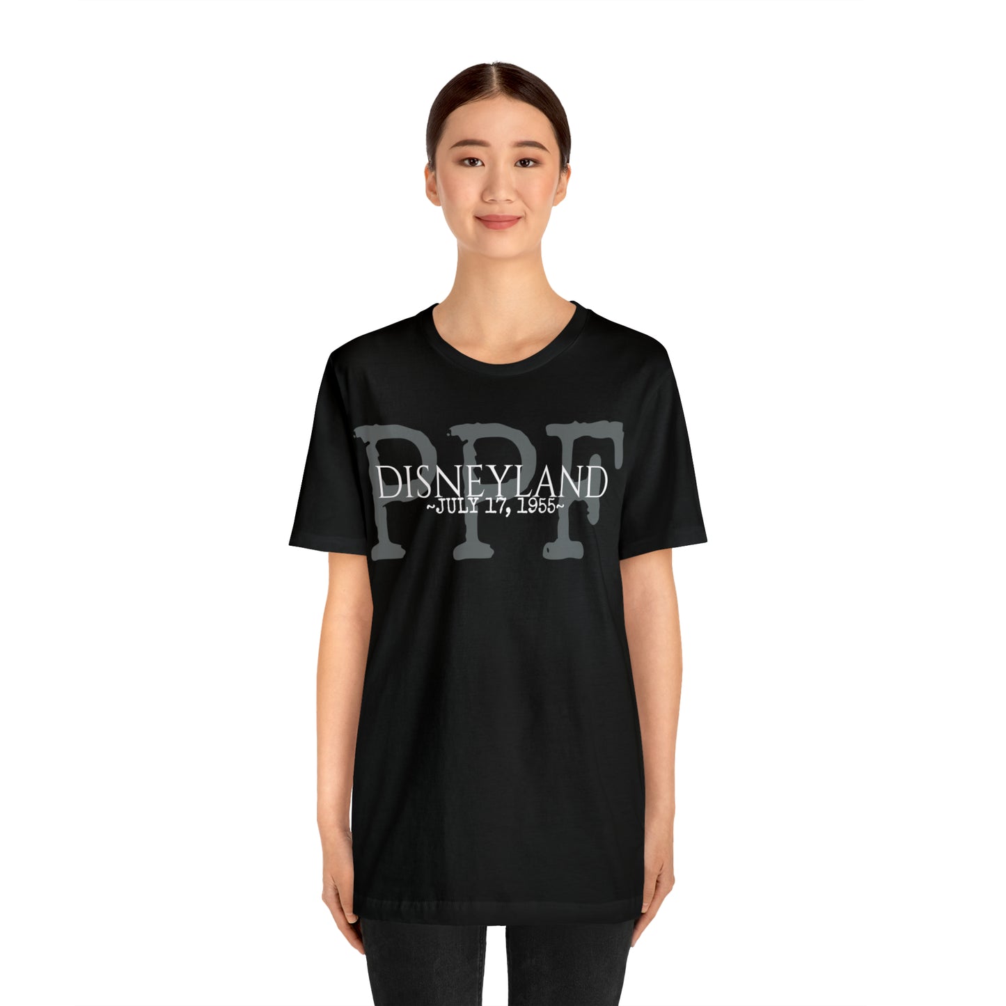 Unisex Jersey Short Sleeve Tee Disneyland Peter Pan's flight opening day 1955