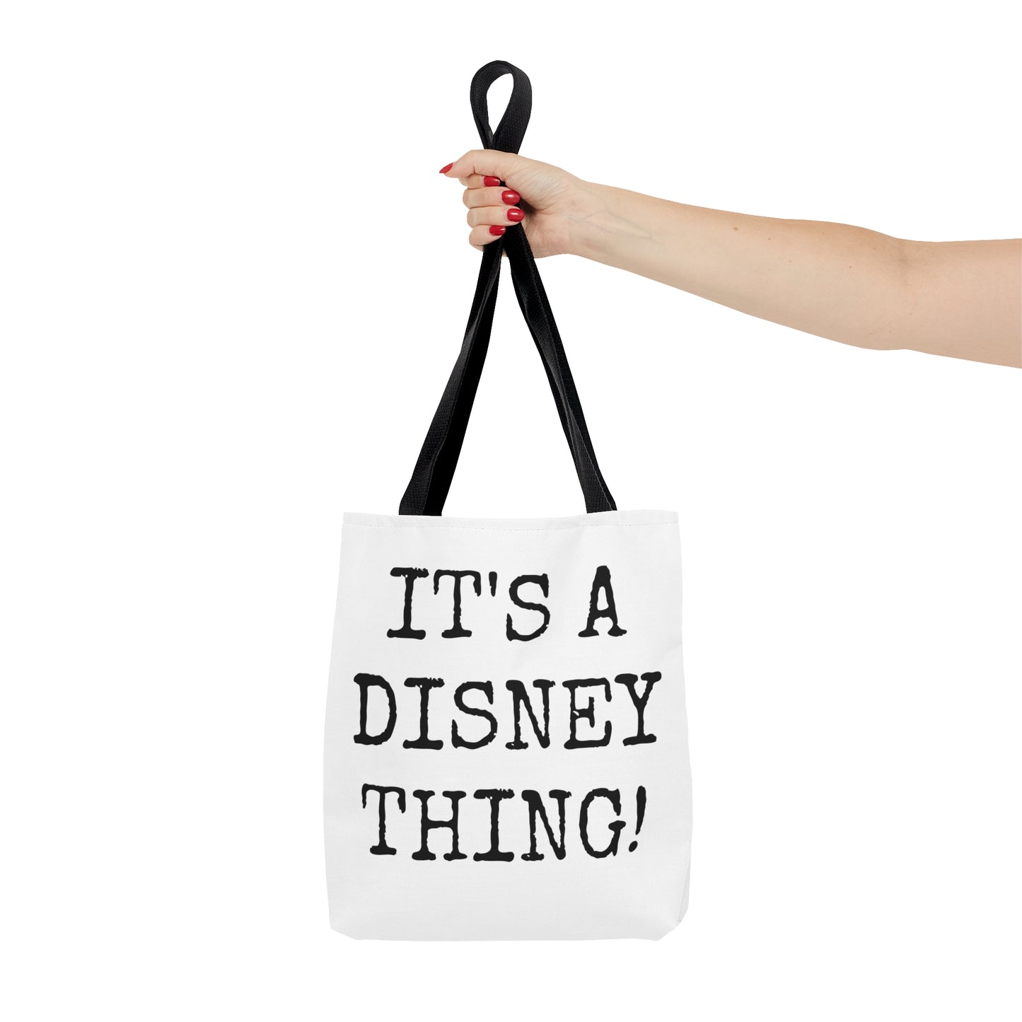 AOP Tote Bag Painting of Disneyland Vintage Ticket Stub