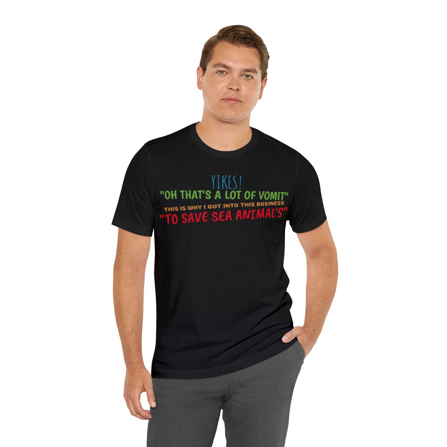 Unisex Jersey Short Sleeve Tee 50 First Dates Movie ~ Alexa ~Sea animal’s