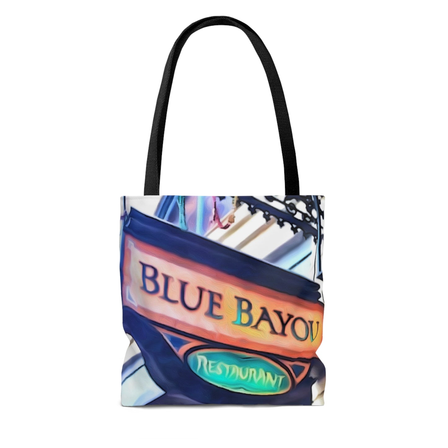 AOP Tote Bag Painting of Disneyland Resort Blue Bayou restaurant