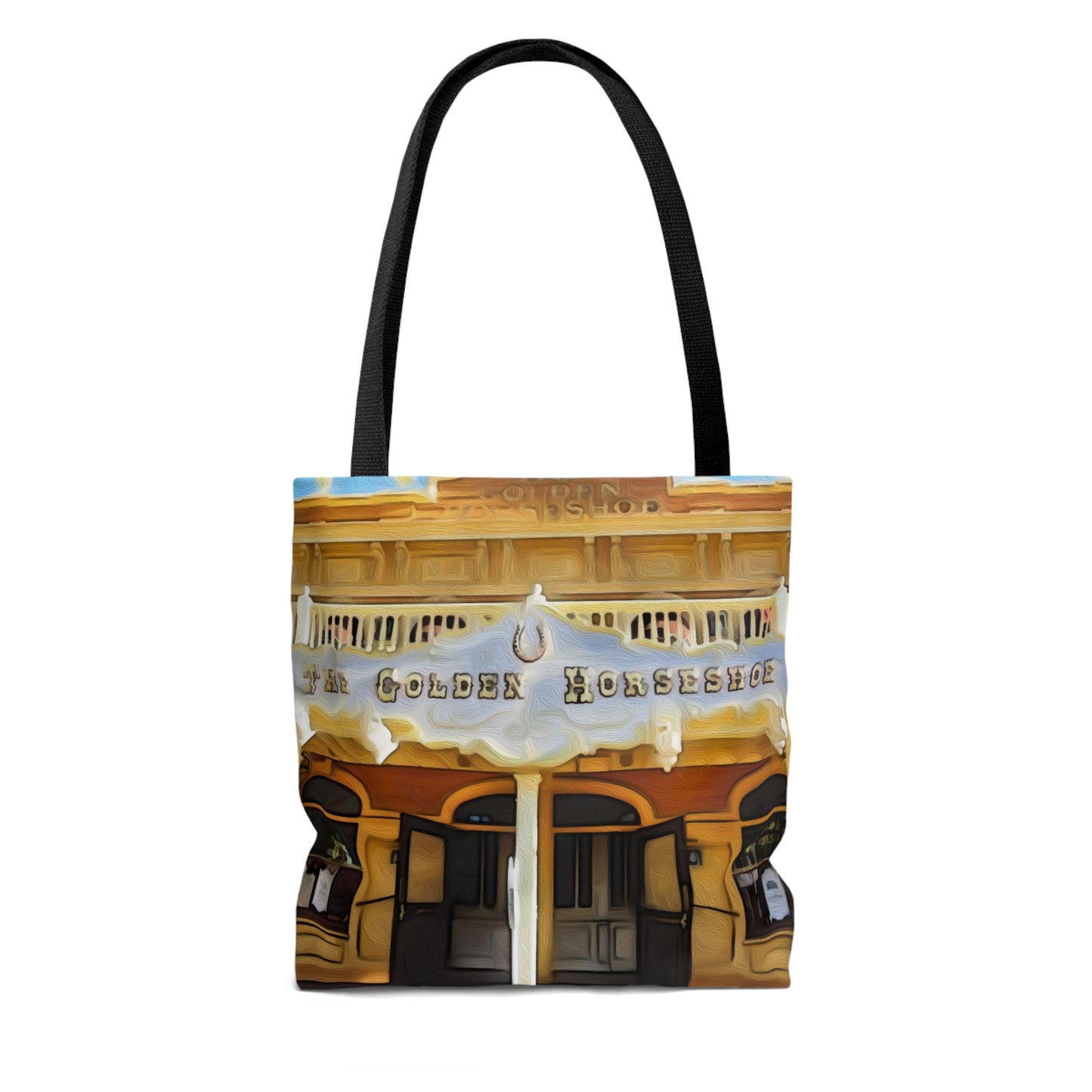 AOP Tote Bag Painting of Disneyland Resort The Golden Horseshoe
